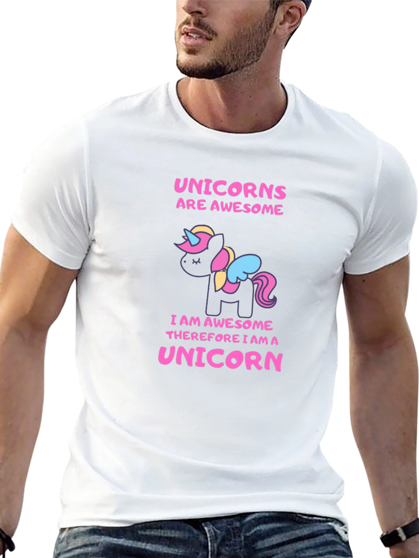 Unicorns Are Awesome Graphic T-Shirt