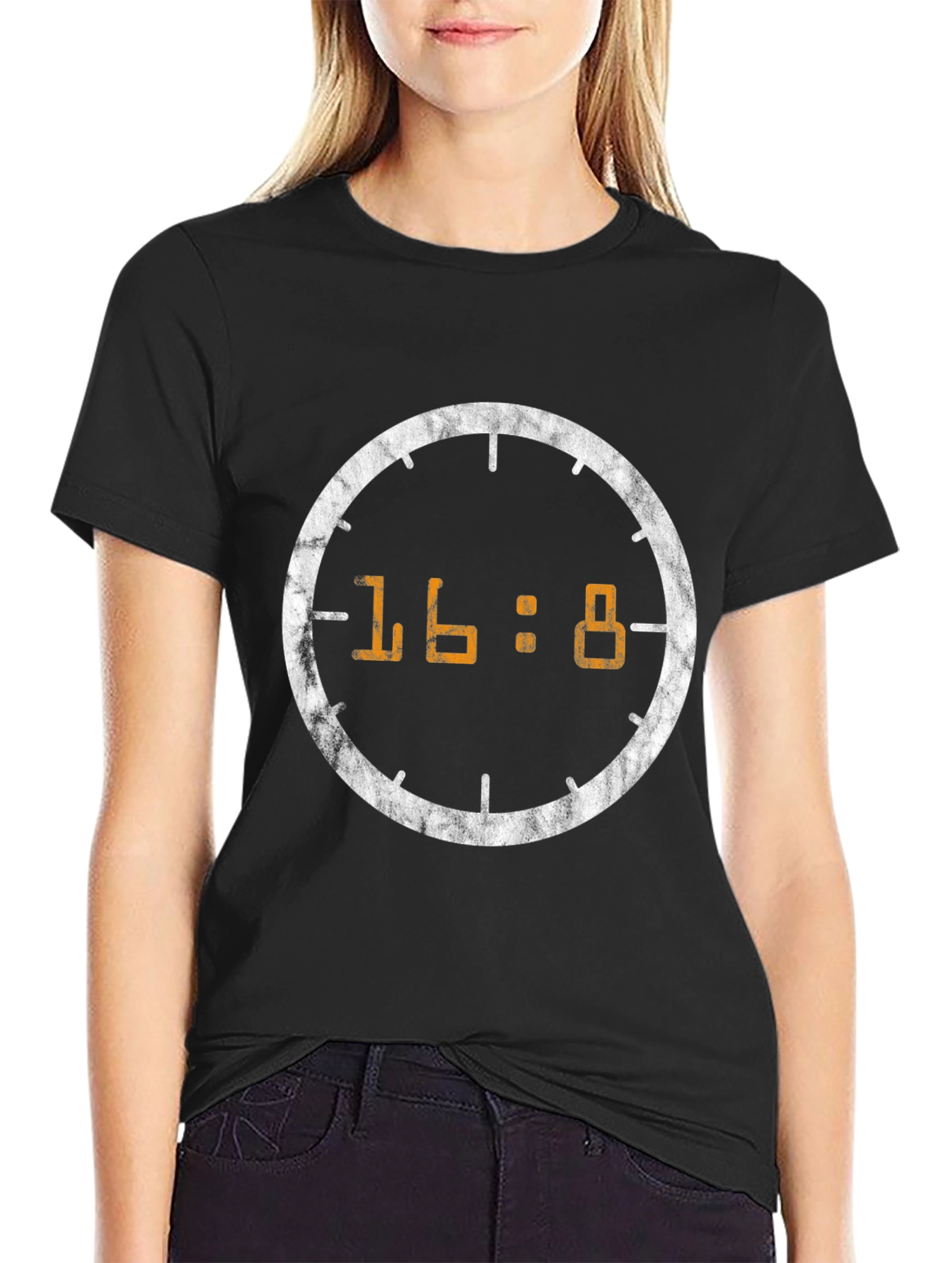 16:8 Clock Graphic T-Shirt