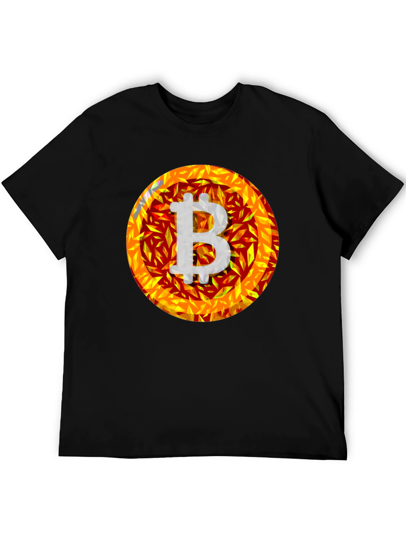 Bitcoin Flame Graphic Tee - Crypto Fashion