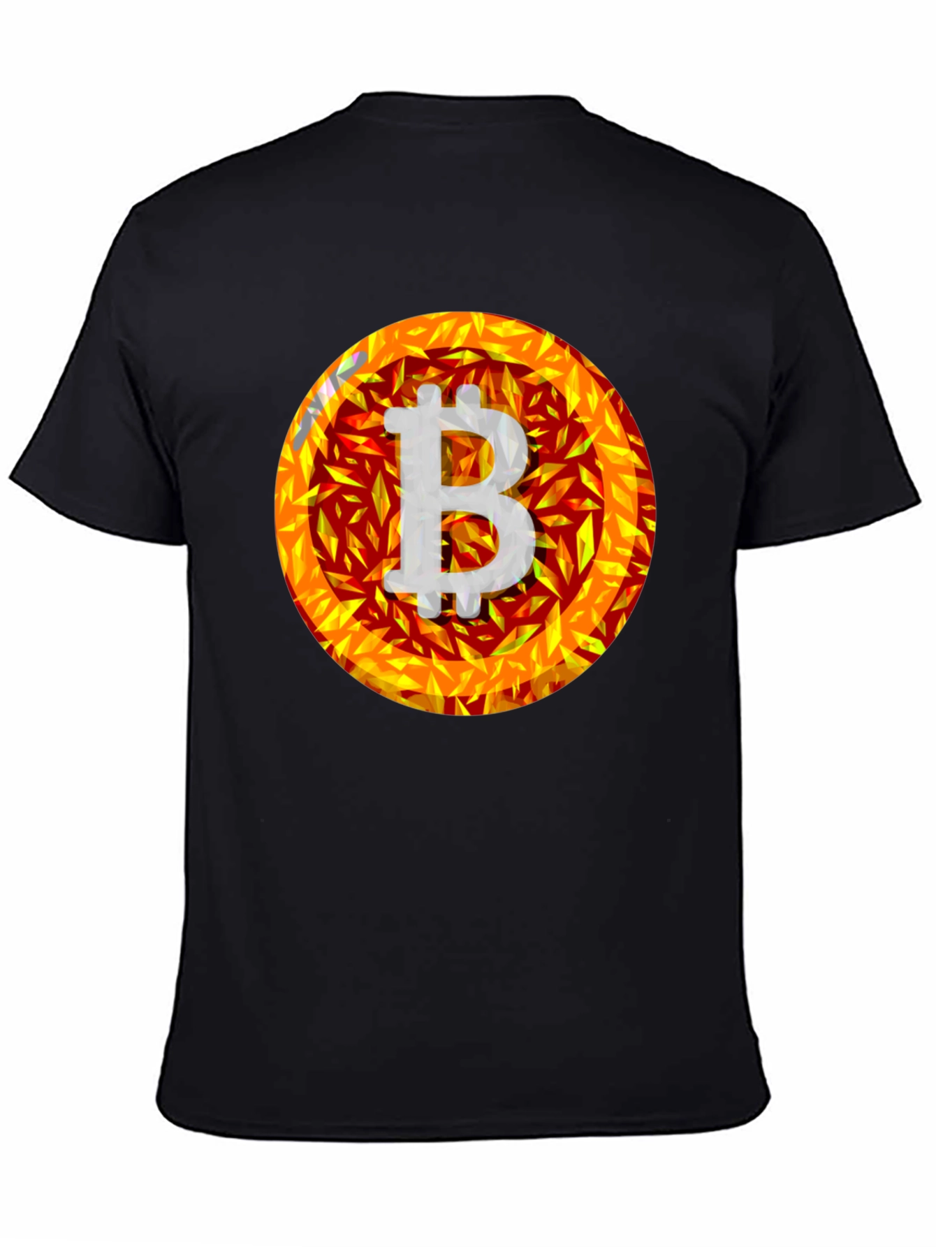 Bitcoin Flame Graphic Tee - Crypto Fashion