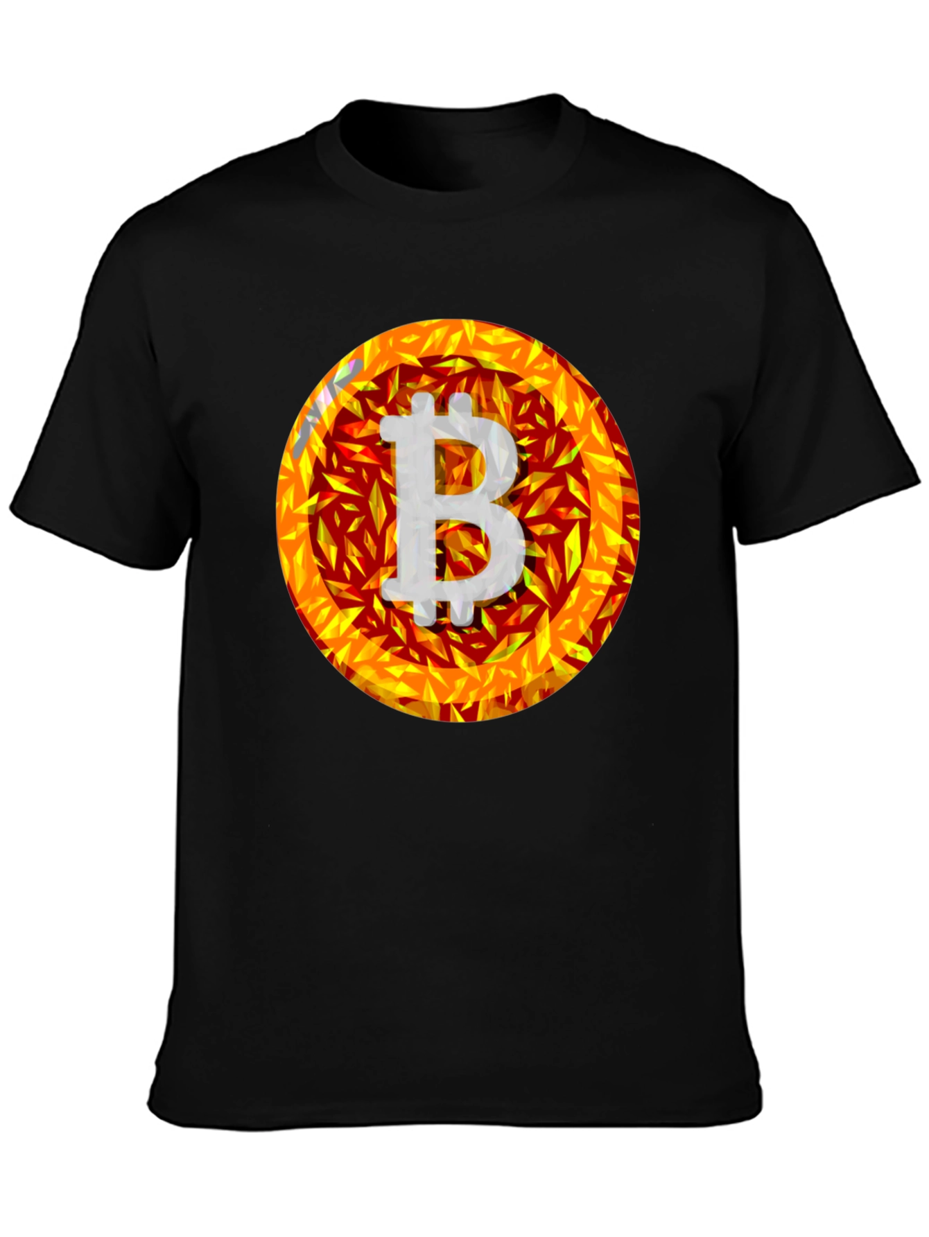 Bitcoin Flame Graphic Tee - Crypto Fashion