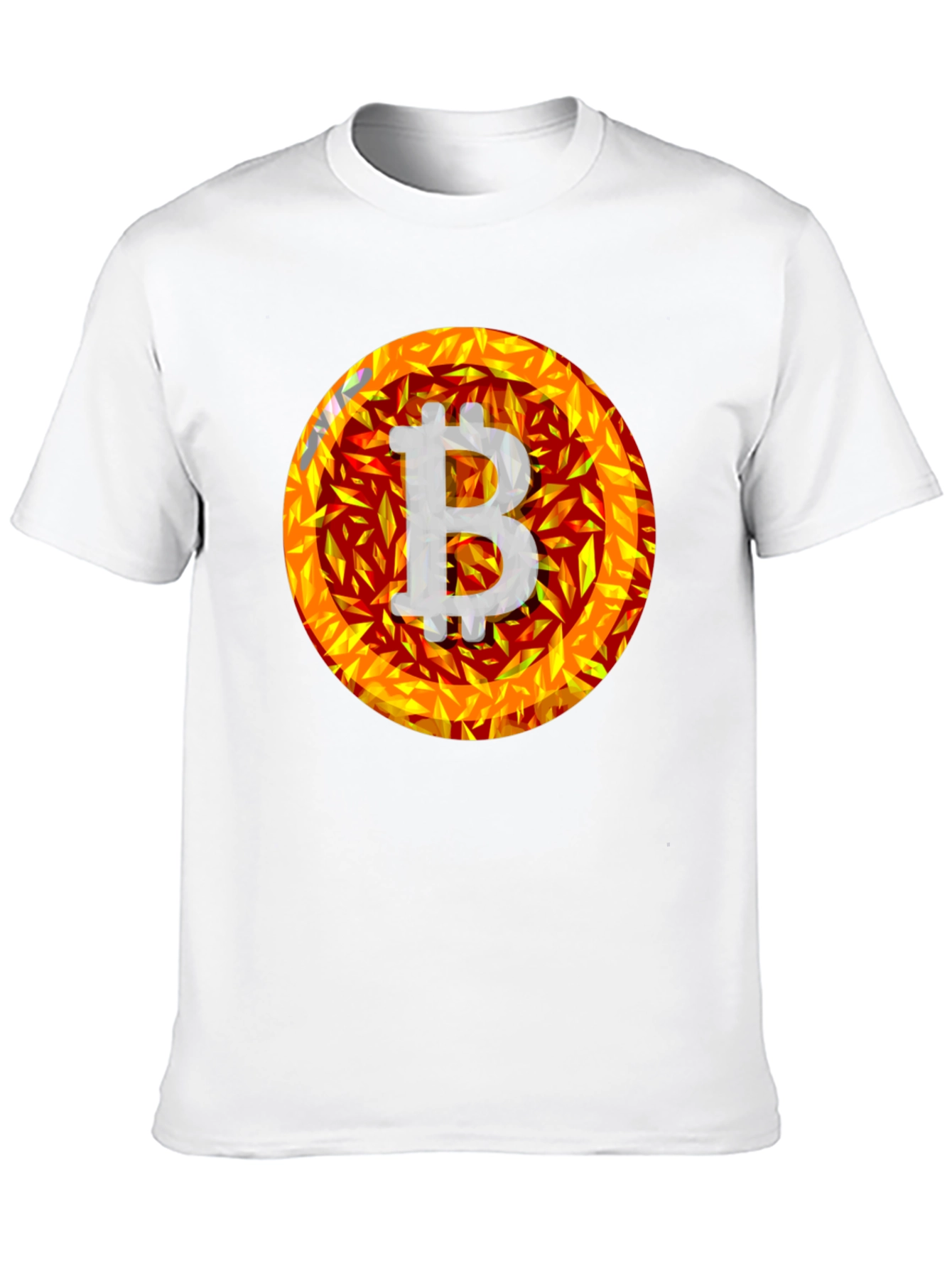 Bitcoin Flame Graphic Tee - Crypto Fashion