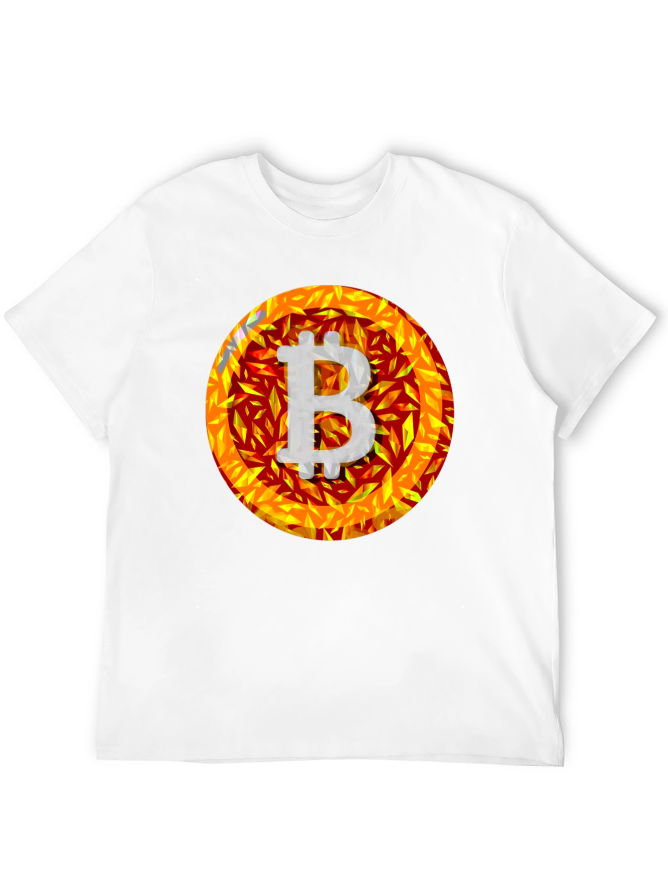 Bitcoin Flame Graphic Tee - Crypto Fashion