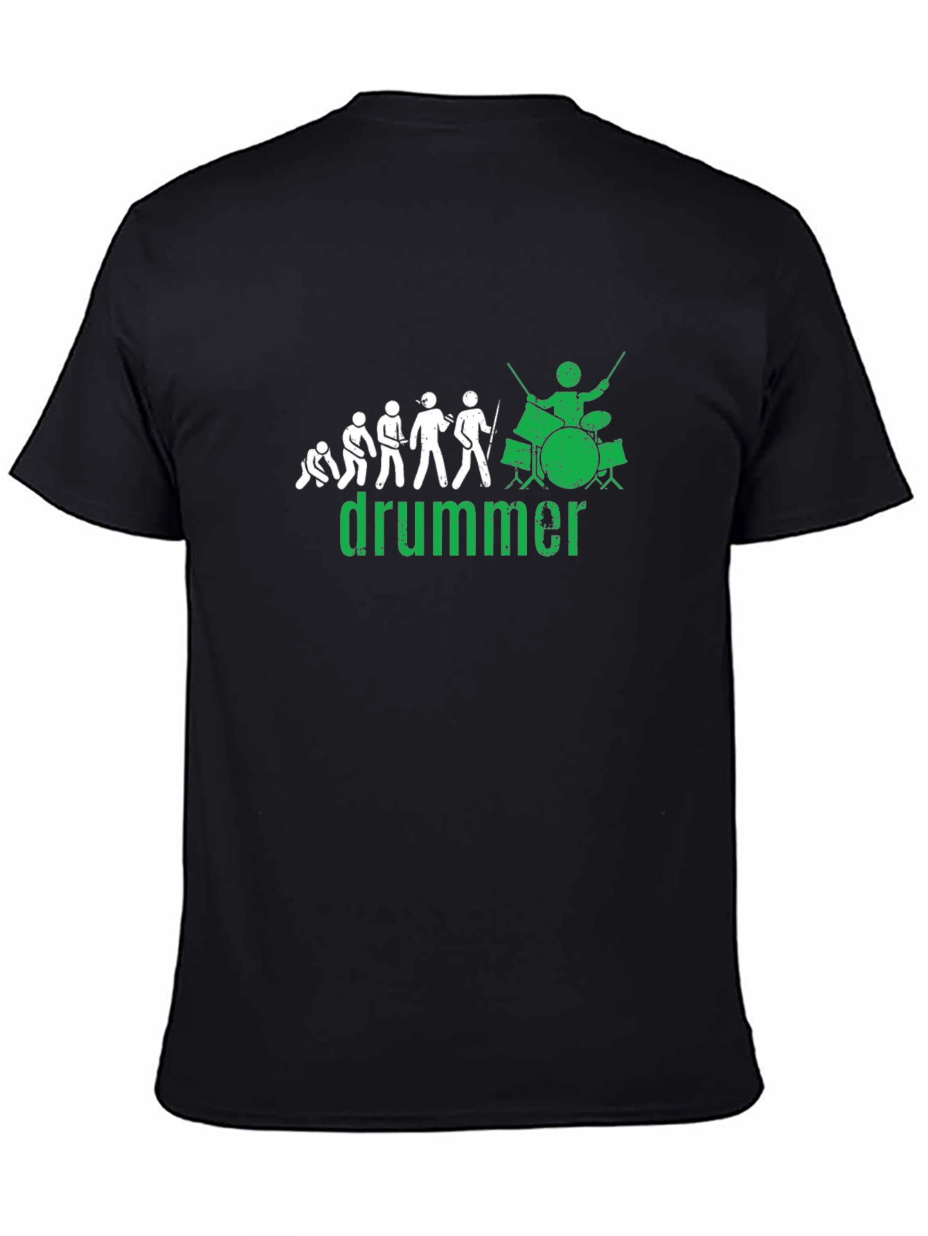 Drummer Evolution Black T-Shirt