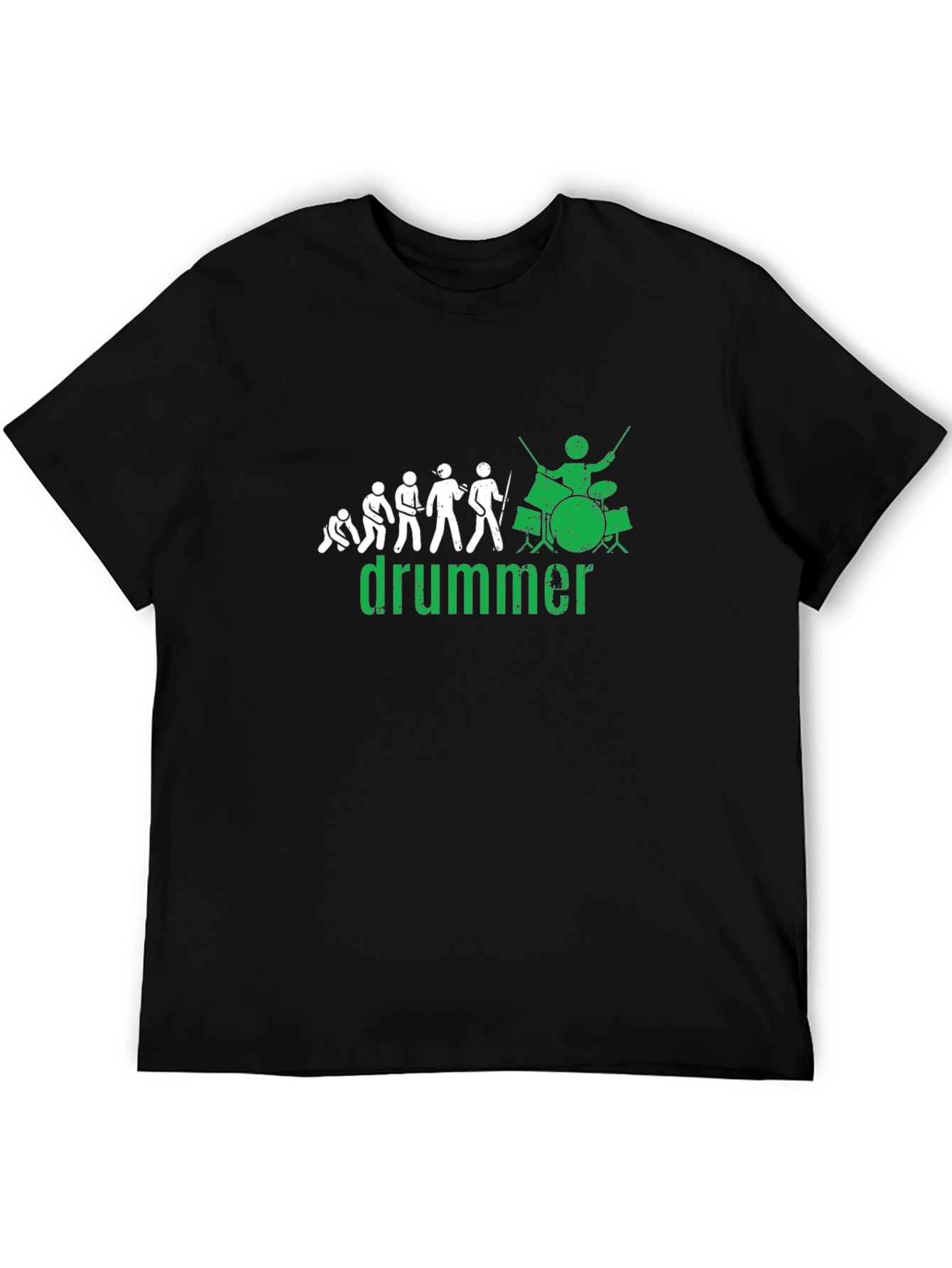Drummer Evolution Black T-Shirt