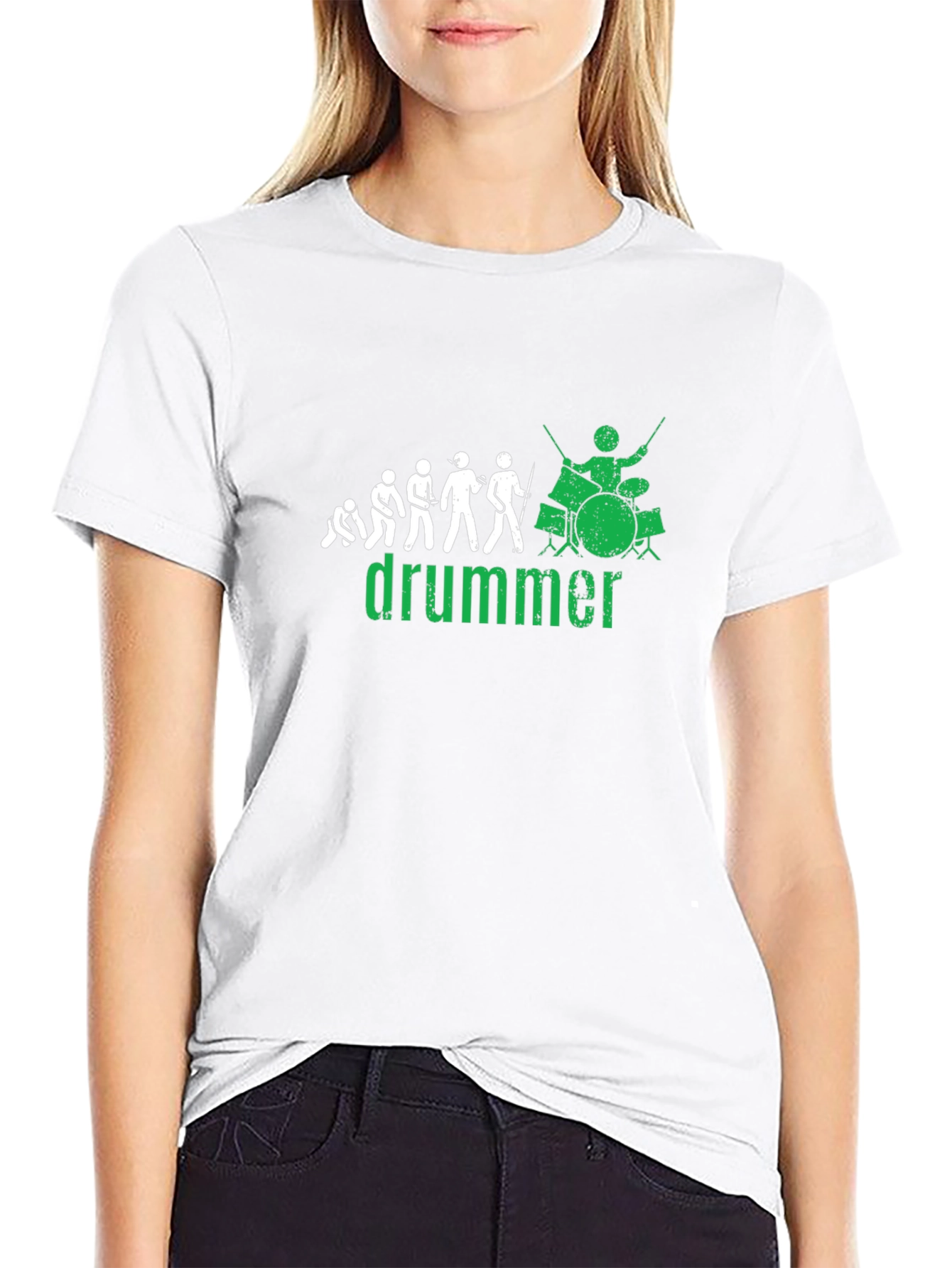 Drummer Evolution Black T-Shirt