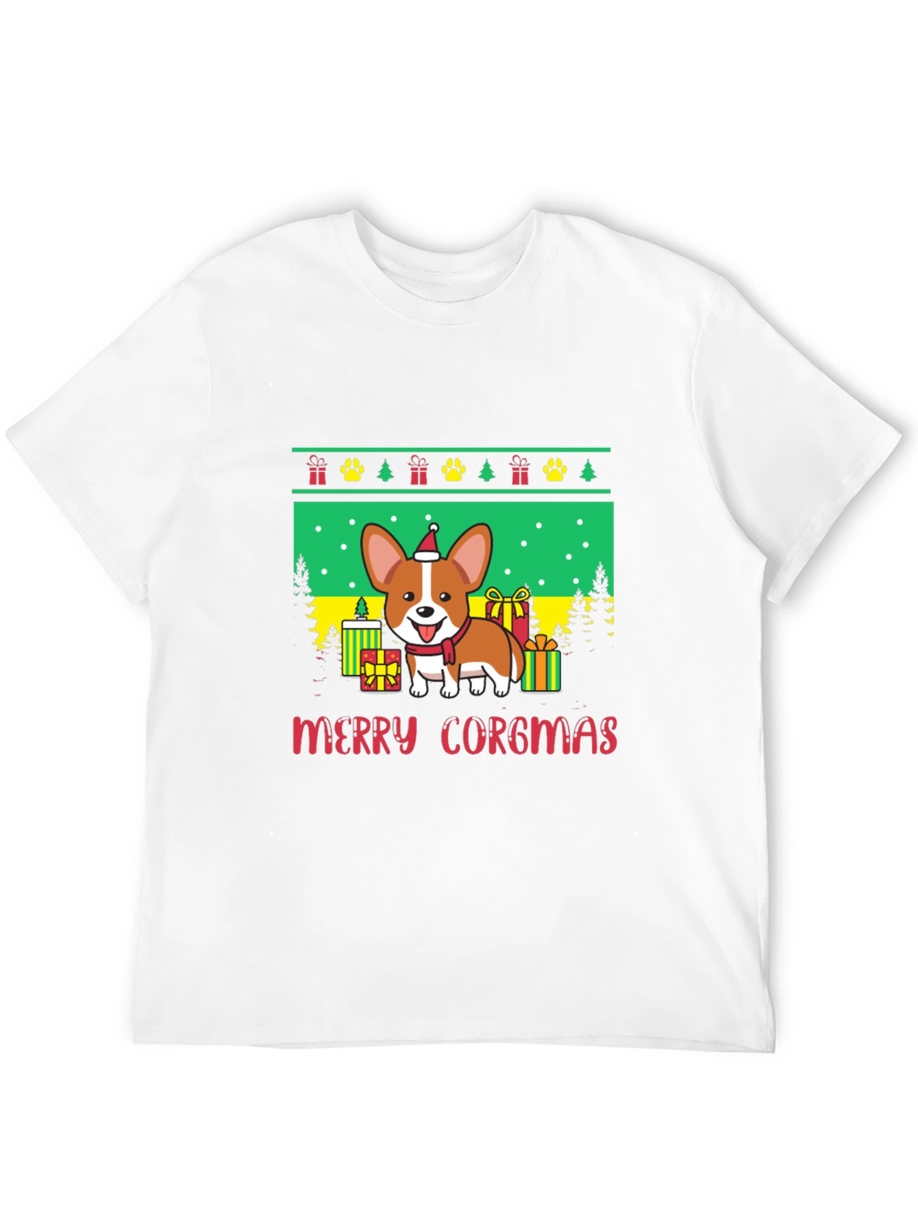 Merry Corgmas Holiday T-Shirt