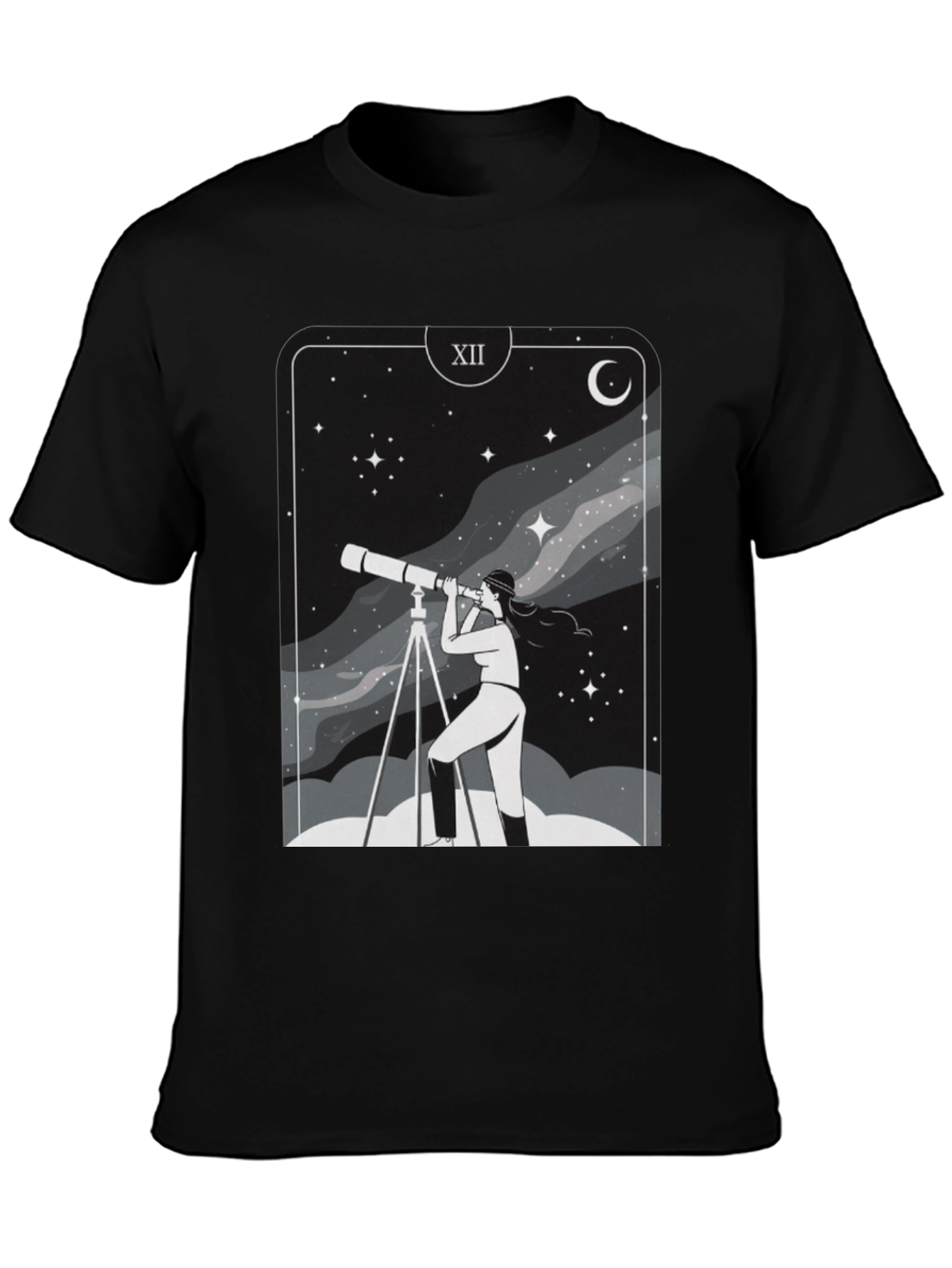 Star Gazer Tarot Card T-Shirt - Unisex