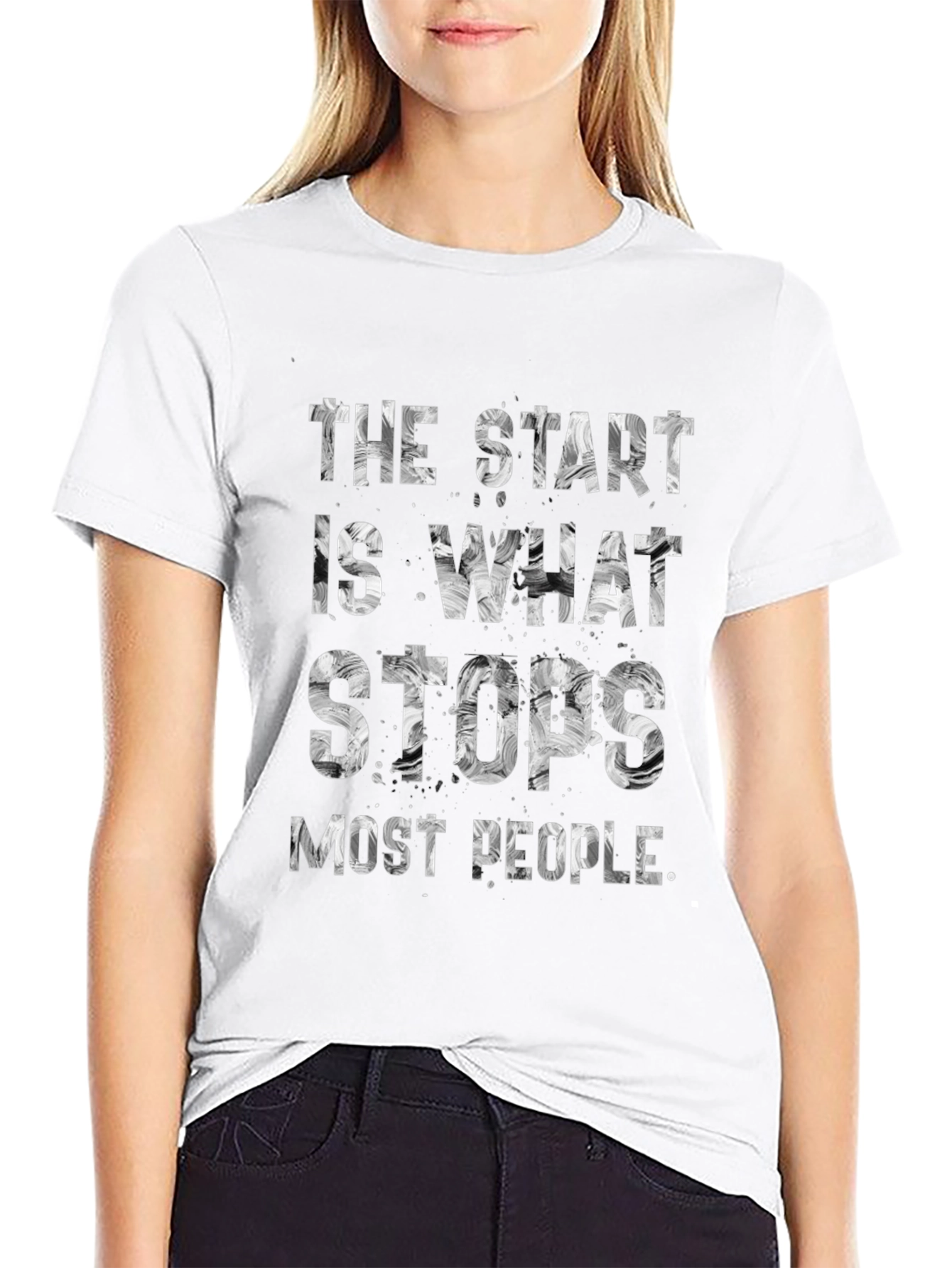 The Start Stops Most People Graphic Tee