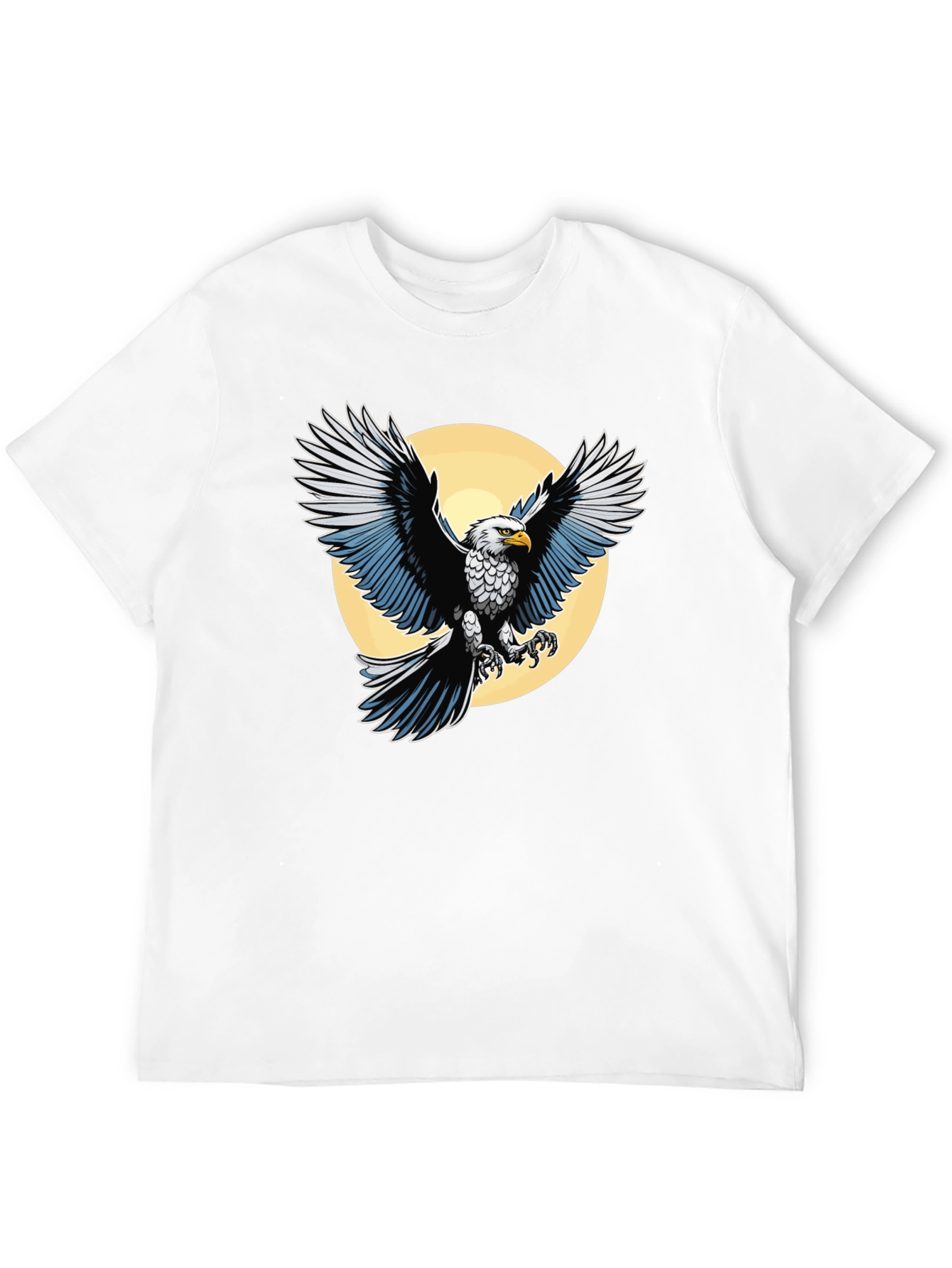 Eagle Graphic T-Shirt - Black Cotton Tee