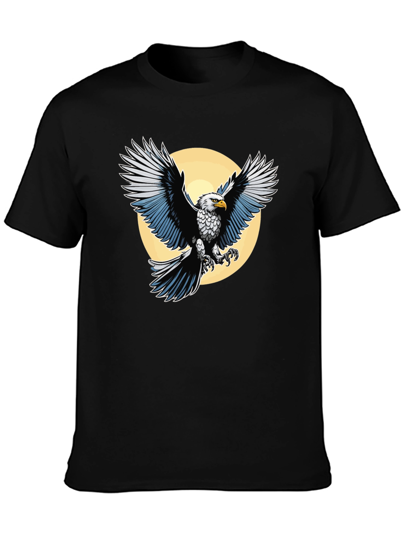 Eagle Graphic T-Shirt - Black Cotton Tee