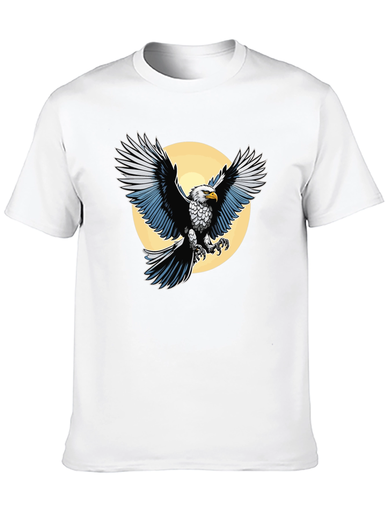 Eagle Graphic T-Shirt - Black Cotton Tee