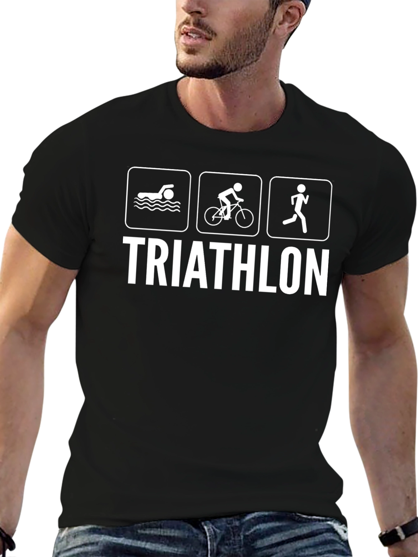 Triathlon T-Shirt - Swim Bike Run