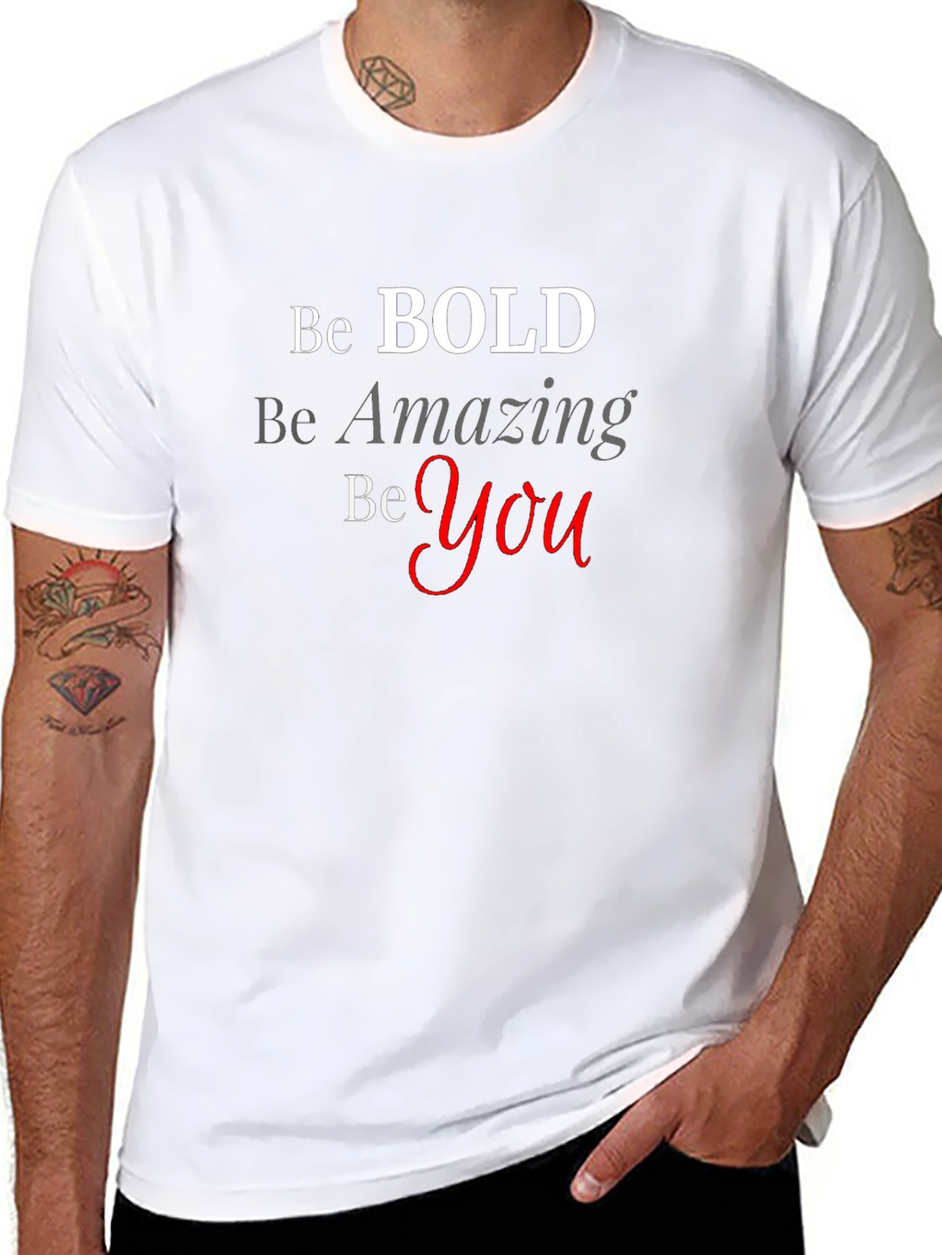Be Bold Graphic Tee - Inspirational T-Shirt