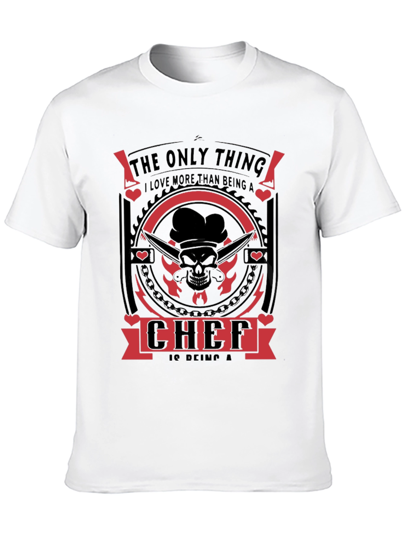 Chef Skull Graphic Tee - Culinary Passion