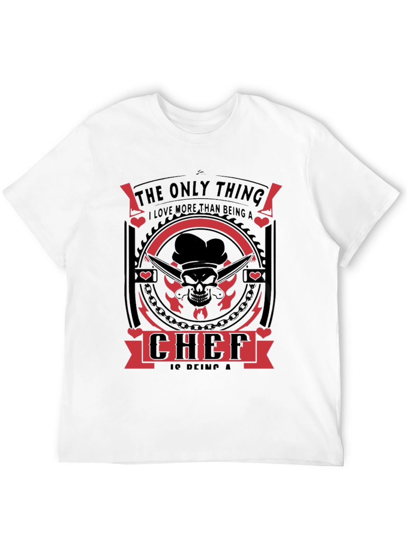 Chef Skull Graphic Tee - Culinary Passion