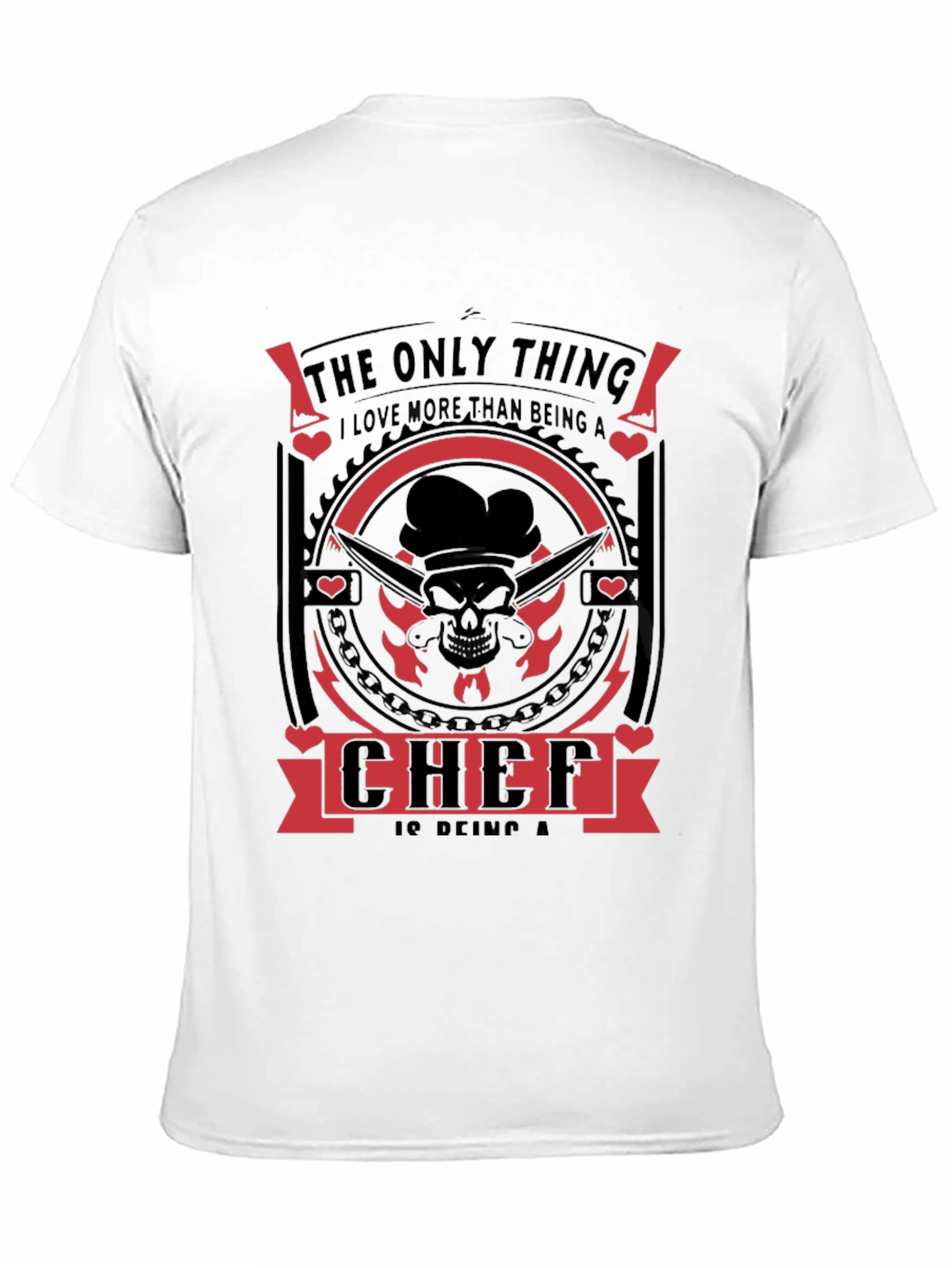 Chef Skull Graphic Tee - Culinary Passion