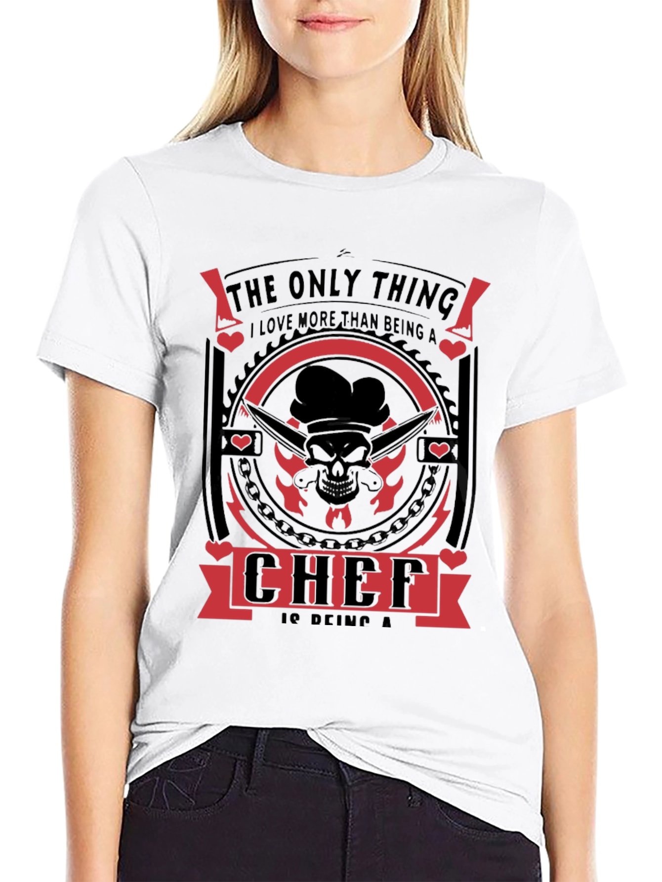 Chef Skull Graphic Tee - Culinary Passion