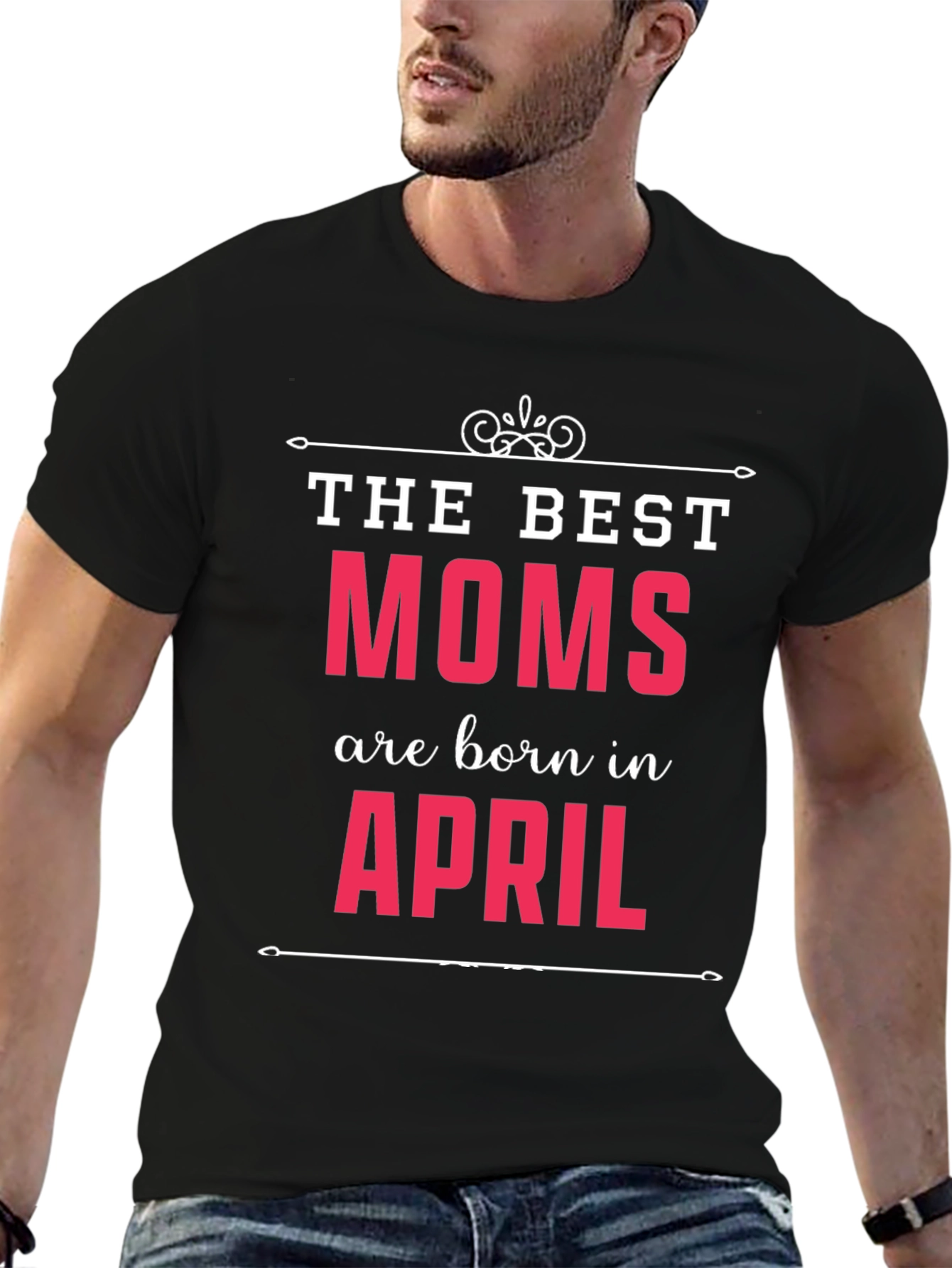 Best Moms are Born in April T-Shirt