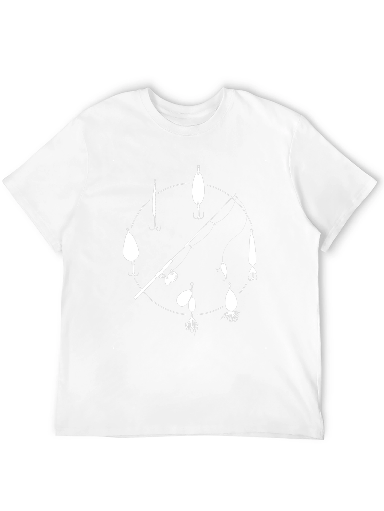 Fishing Lure Clock Graphic Tee