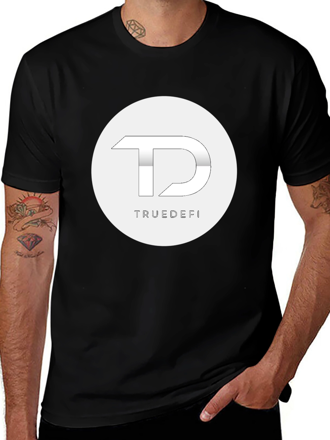 TrueDefi Black T-Shirt - Crypto Fashion