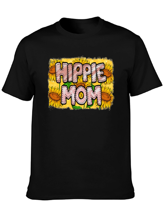 Hippie Mom Sunflower Graphic Tee