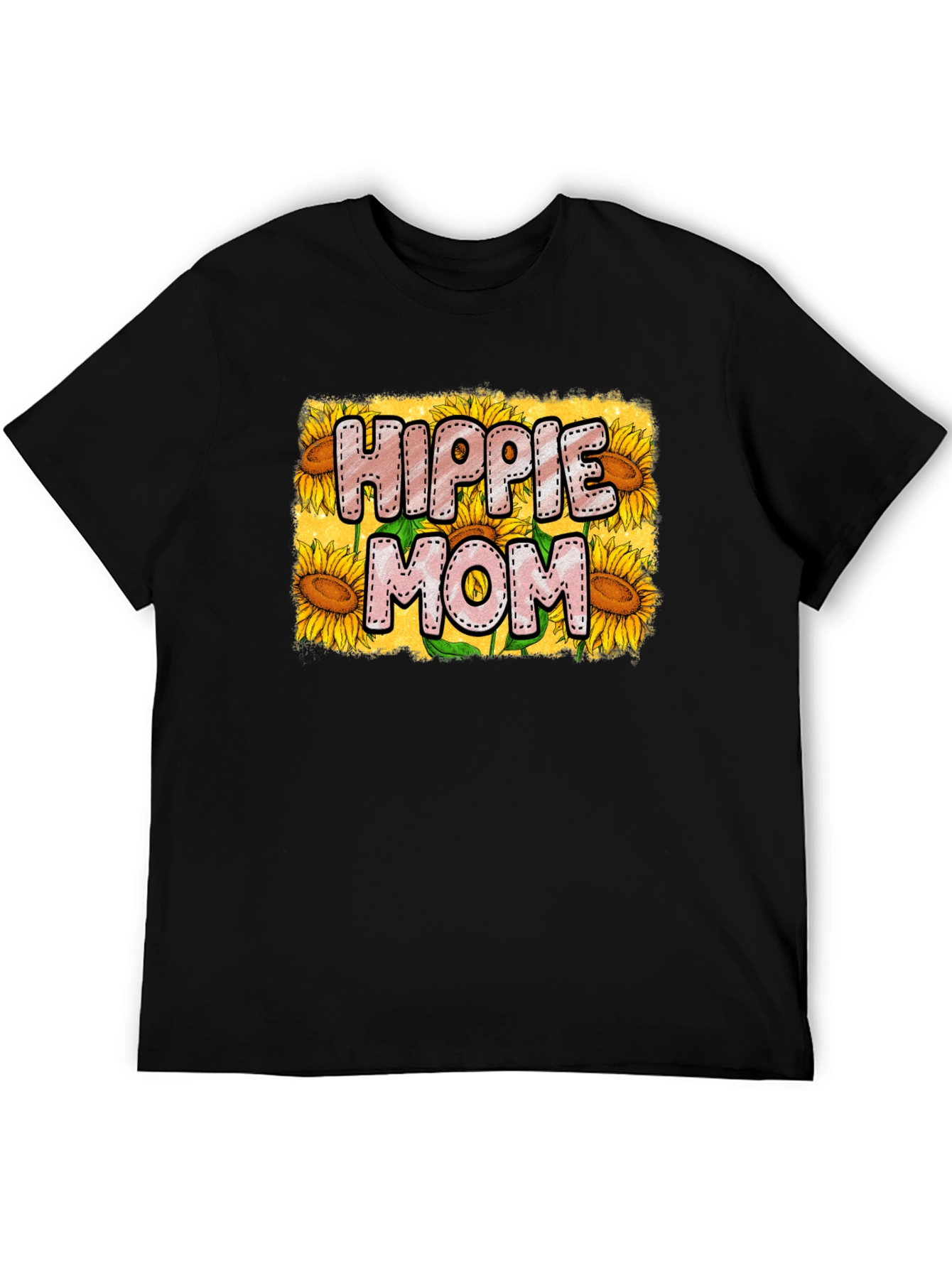 Hippie Mom Sunflower Graphic Tee