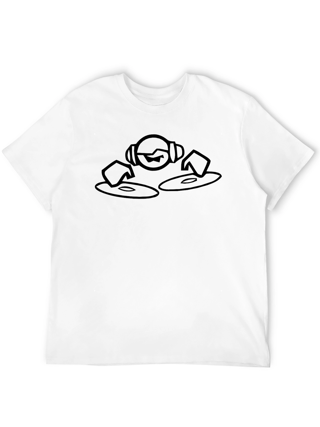 DJ Graphic Tee - Cool Turntable Design