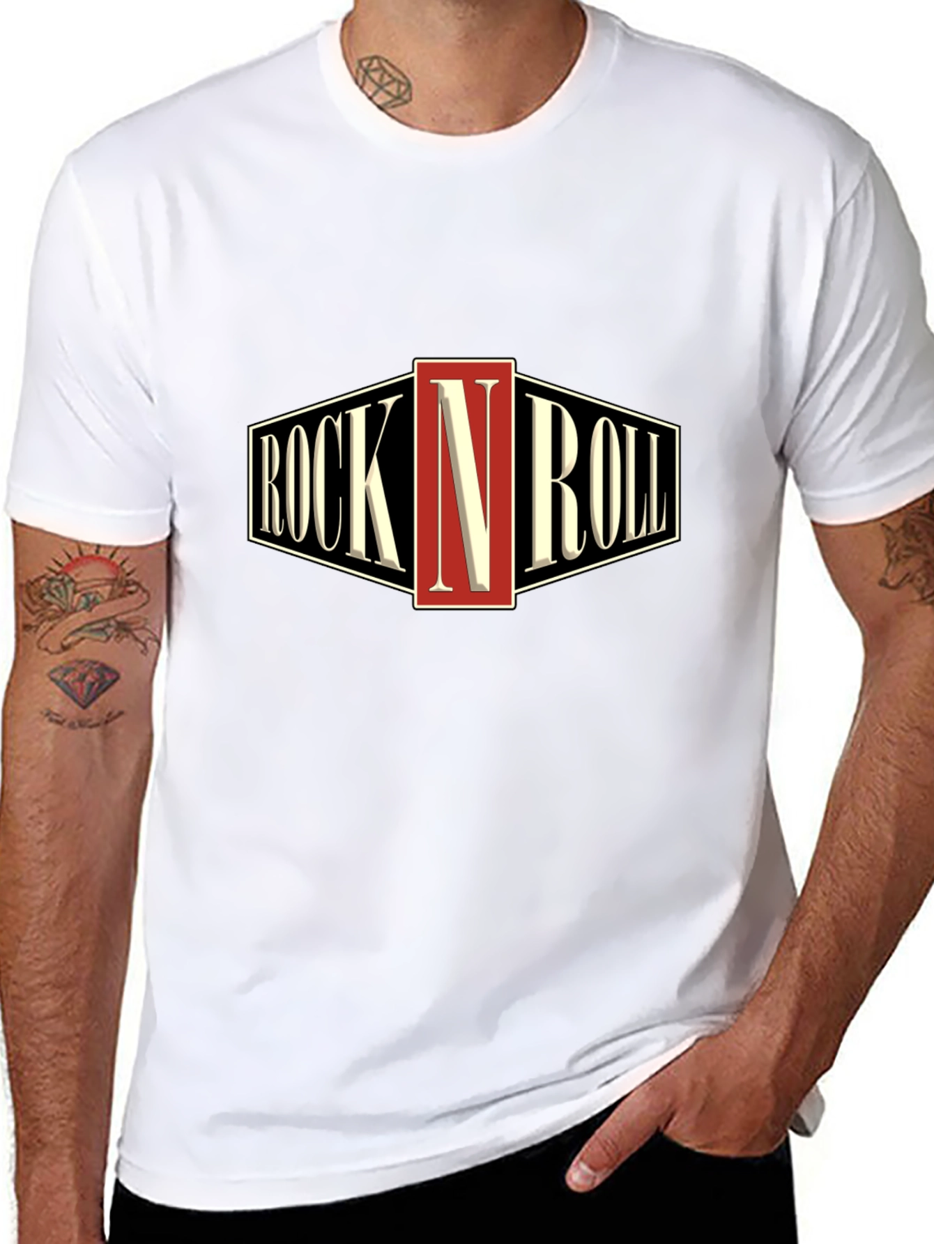 Rock N Roll Graphic T-Shirt - Classic Music Tee