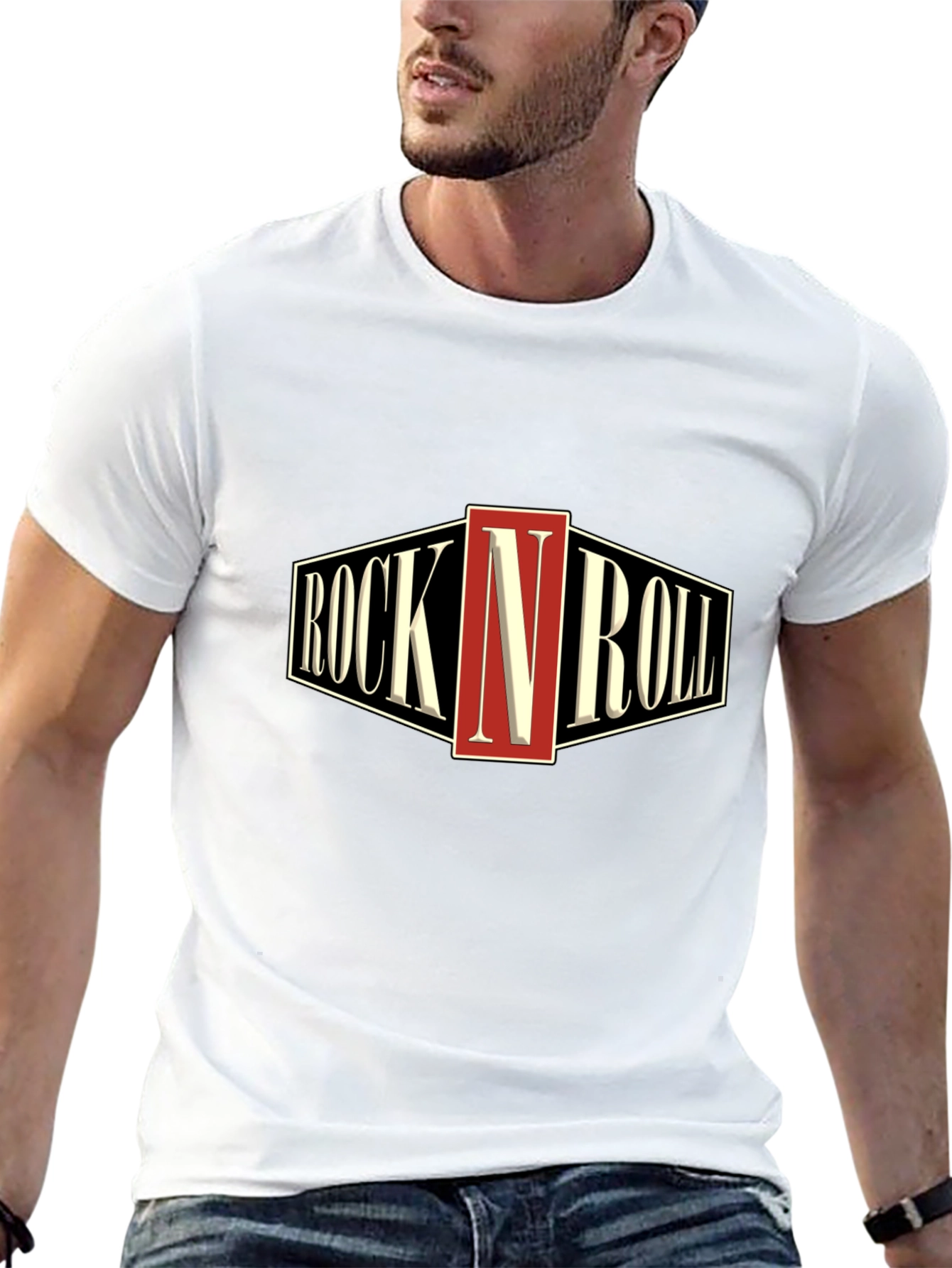 Rock N Roll Graphic T-Shirt - Classic Music Tee