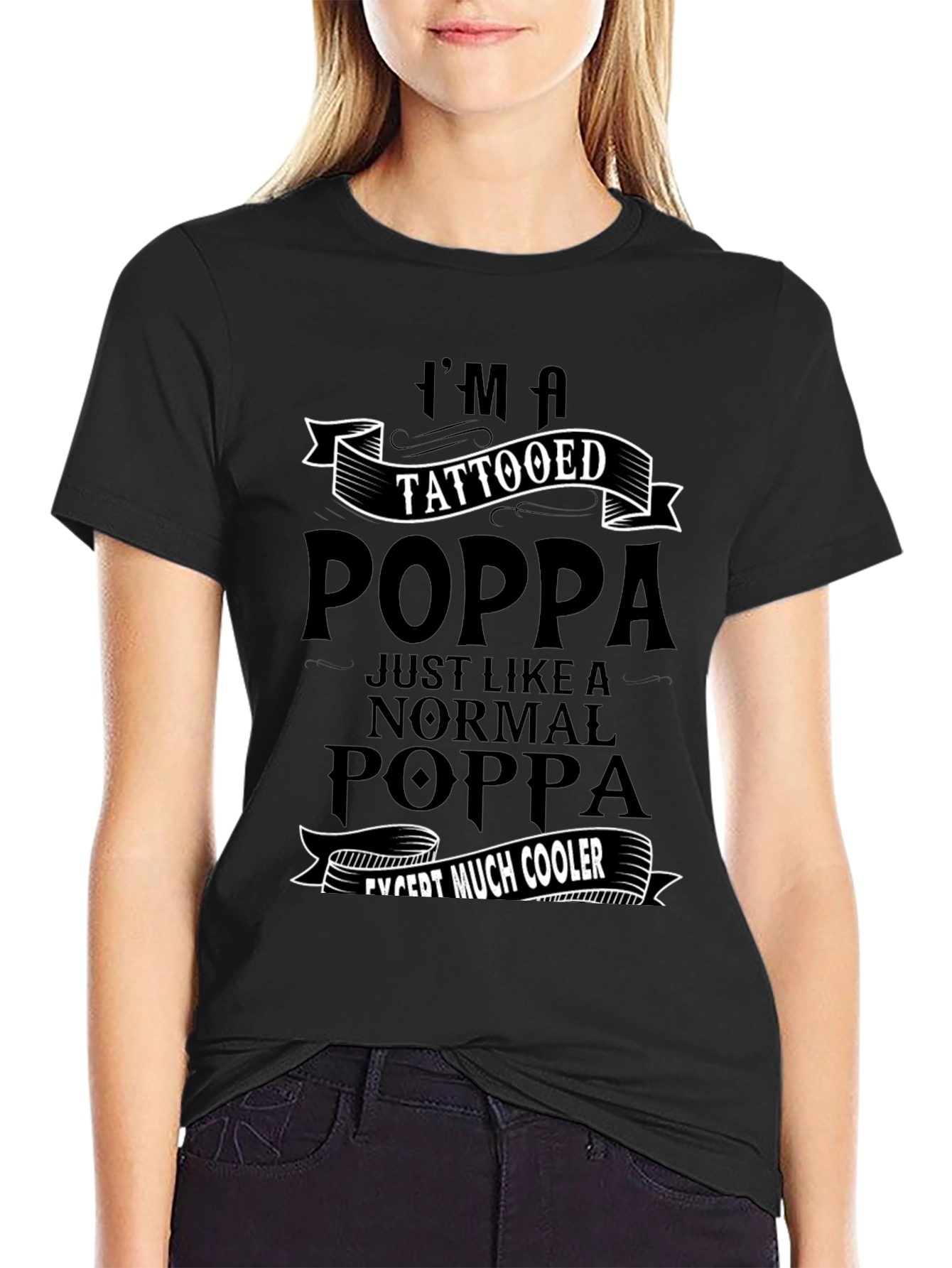 Tattooed Poppa T-Shirt - Cool Dad Tee