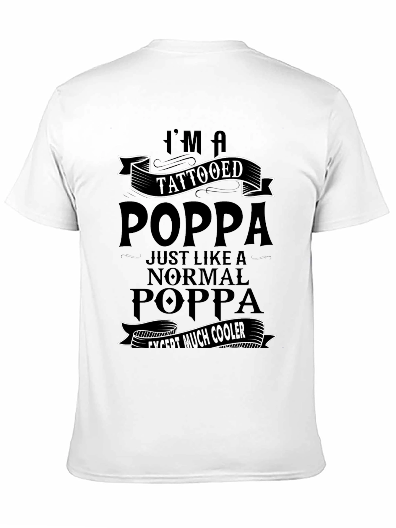 Tattooed Poppa T-Shirt - Cool Dad Tee