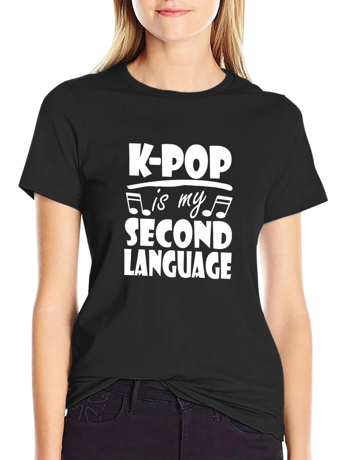 K-Pop Is My Second Language Graphic T-Shirt