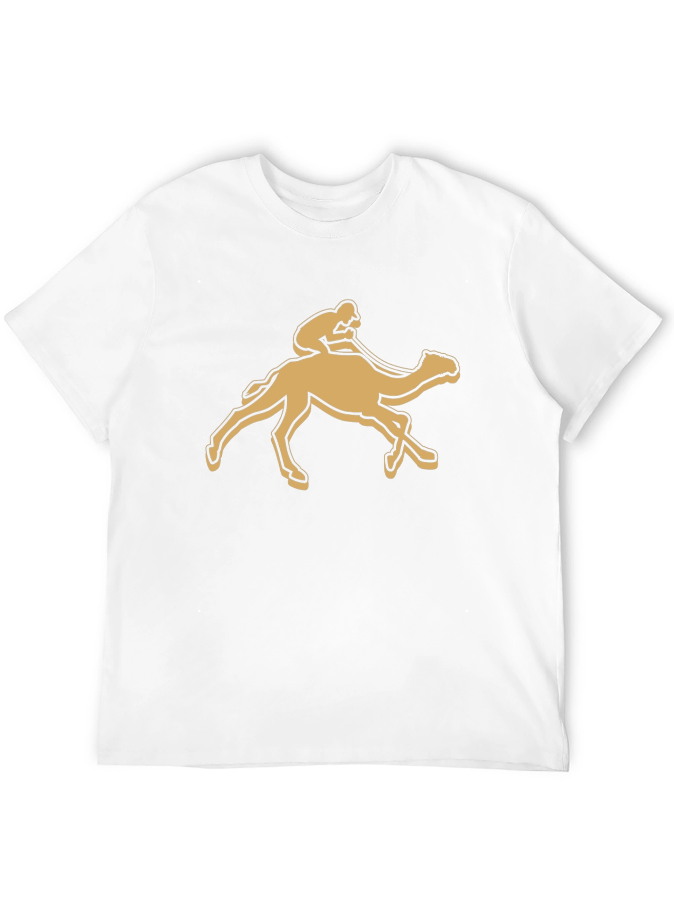 Camel Rider Graphic Tee - Stylish Black T-Shirt