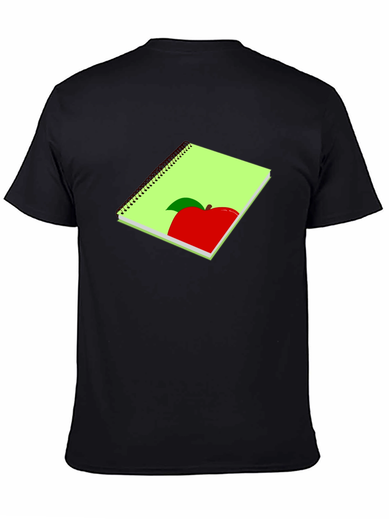 Apple Notebook Graphic Tee - Casual Style