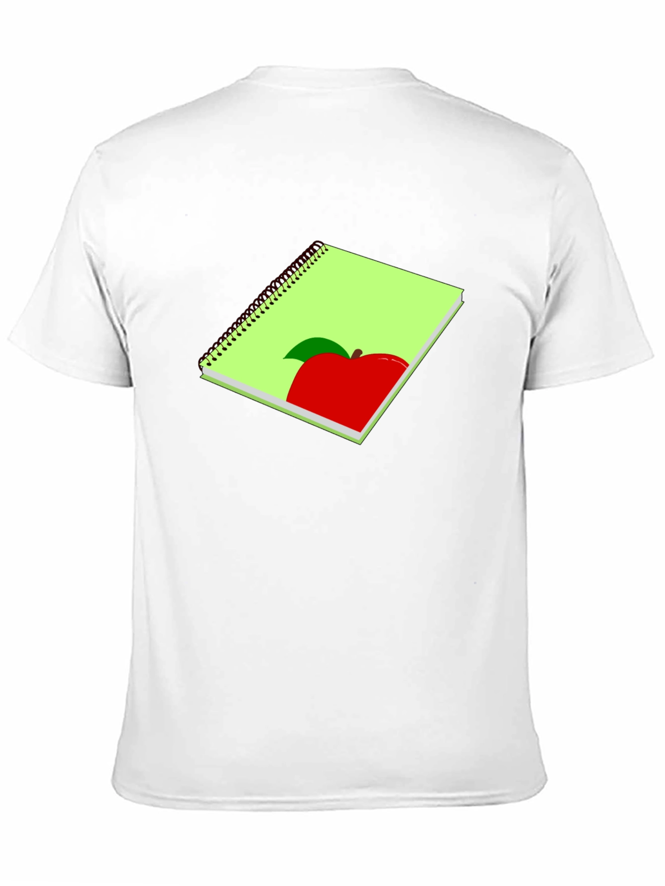 Apple Notebook Graphic Tee - Casual Style