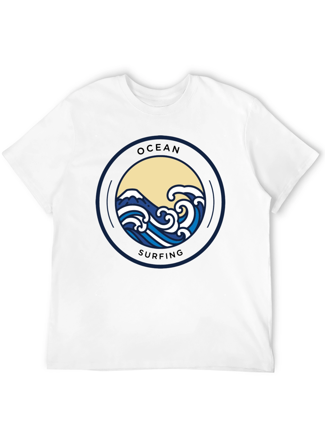Ocean Surfing Graphic Tee - Black