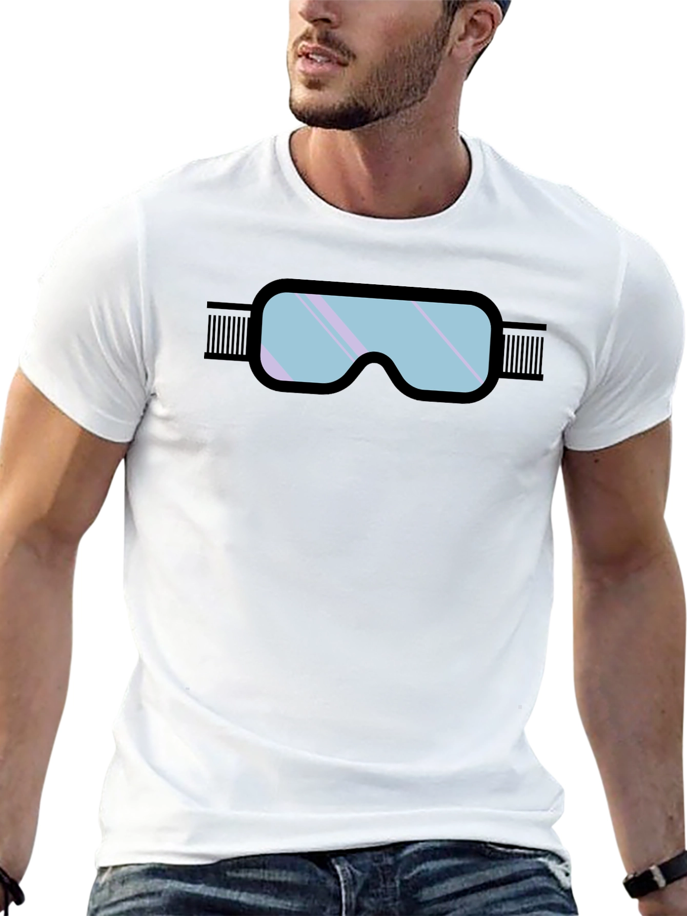 Goggles Graphic Tee - Cool Casual Style