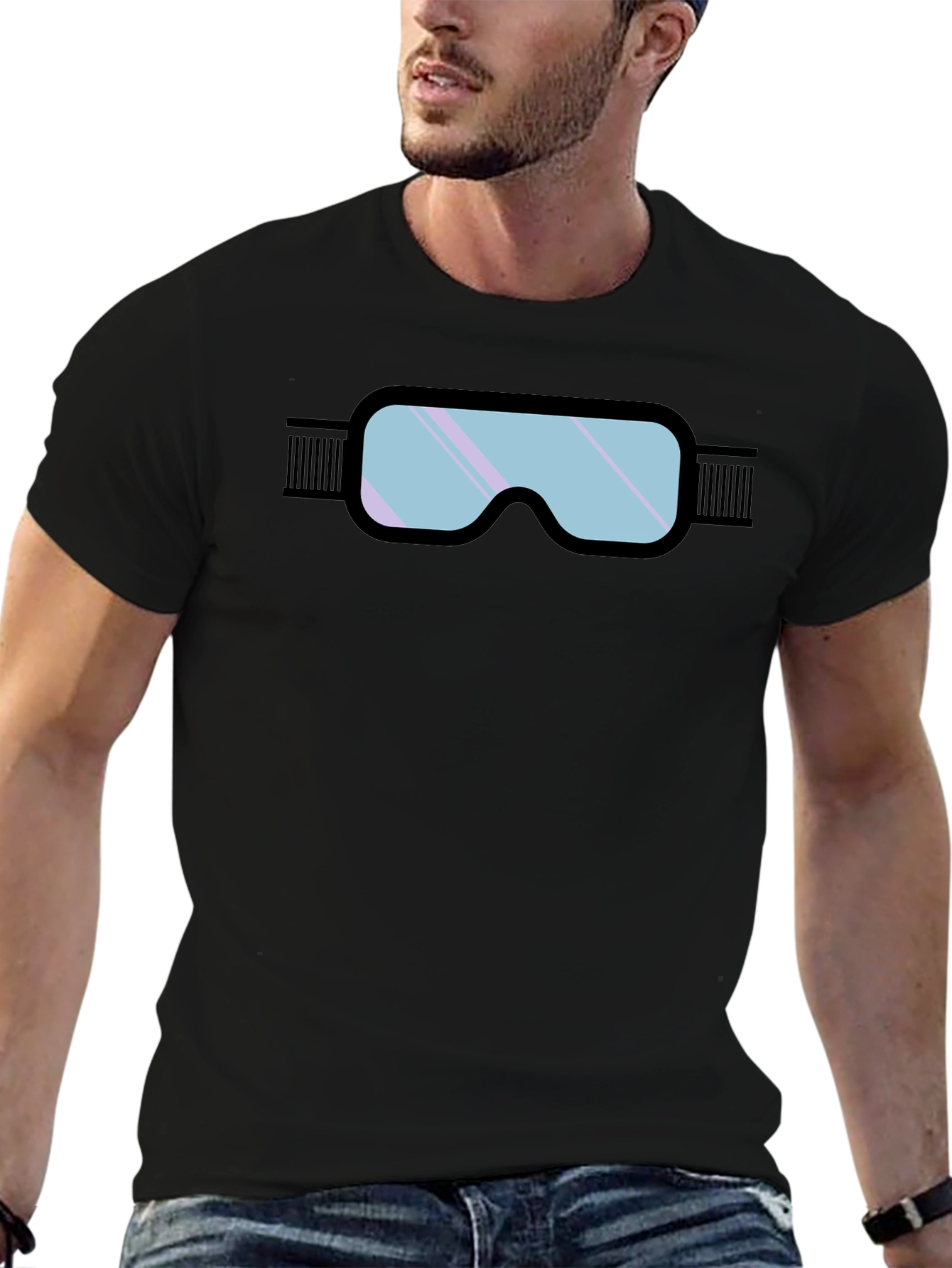 Goggles Graphic Tee - Cool Casual Style