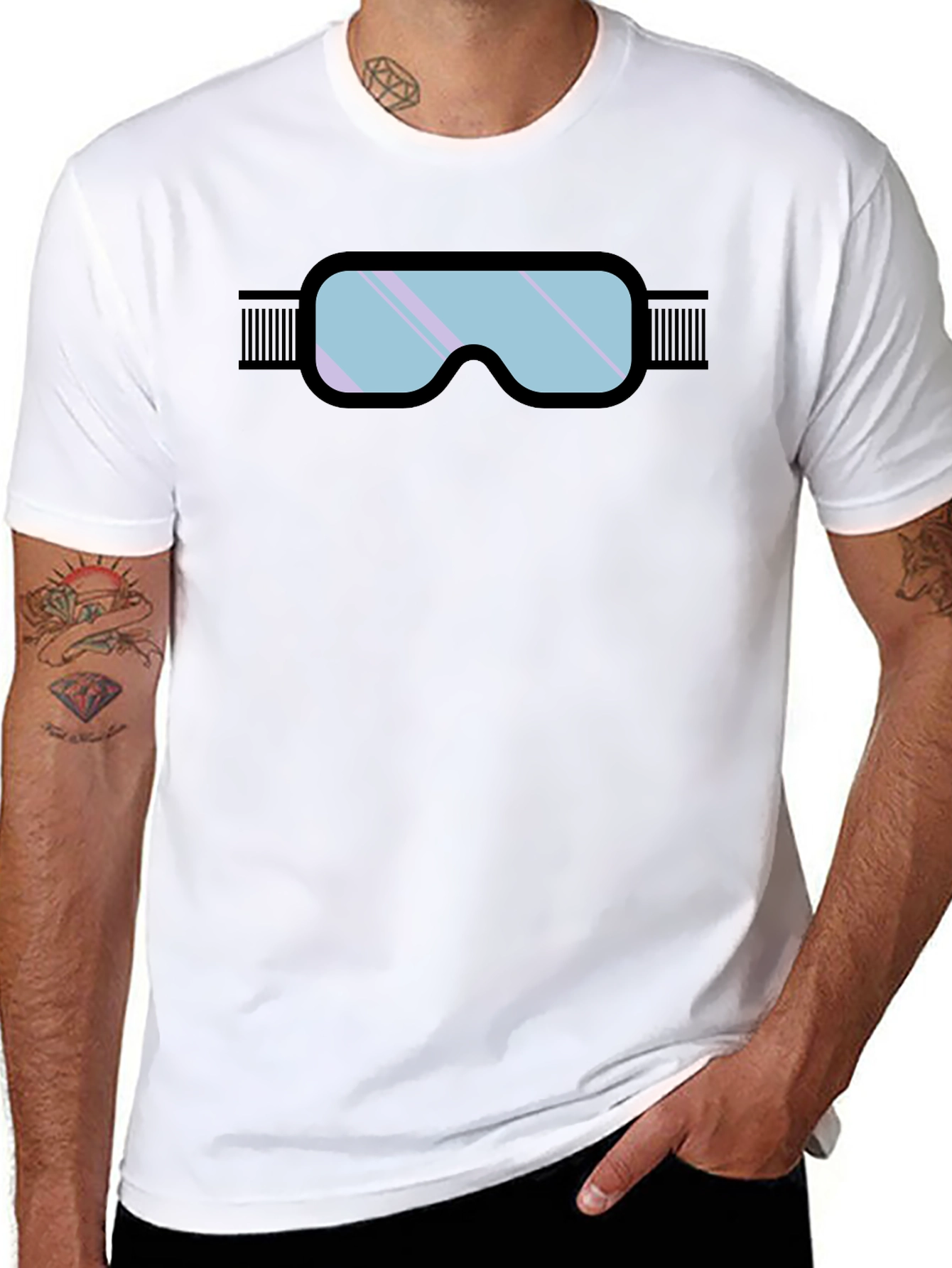 Goggles Graphic Tee - Cool Casual Style