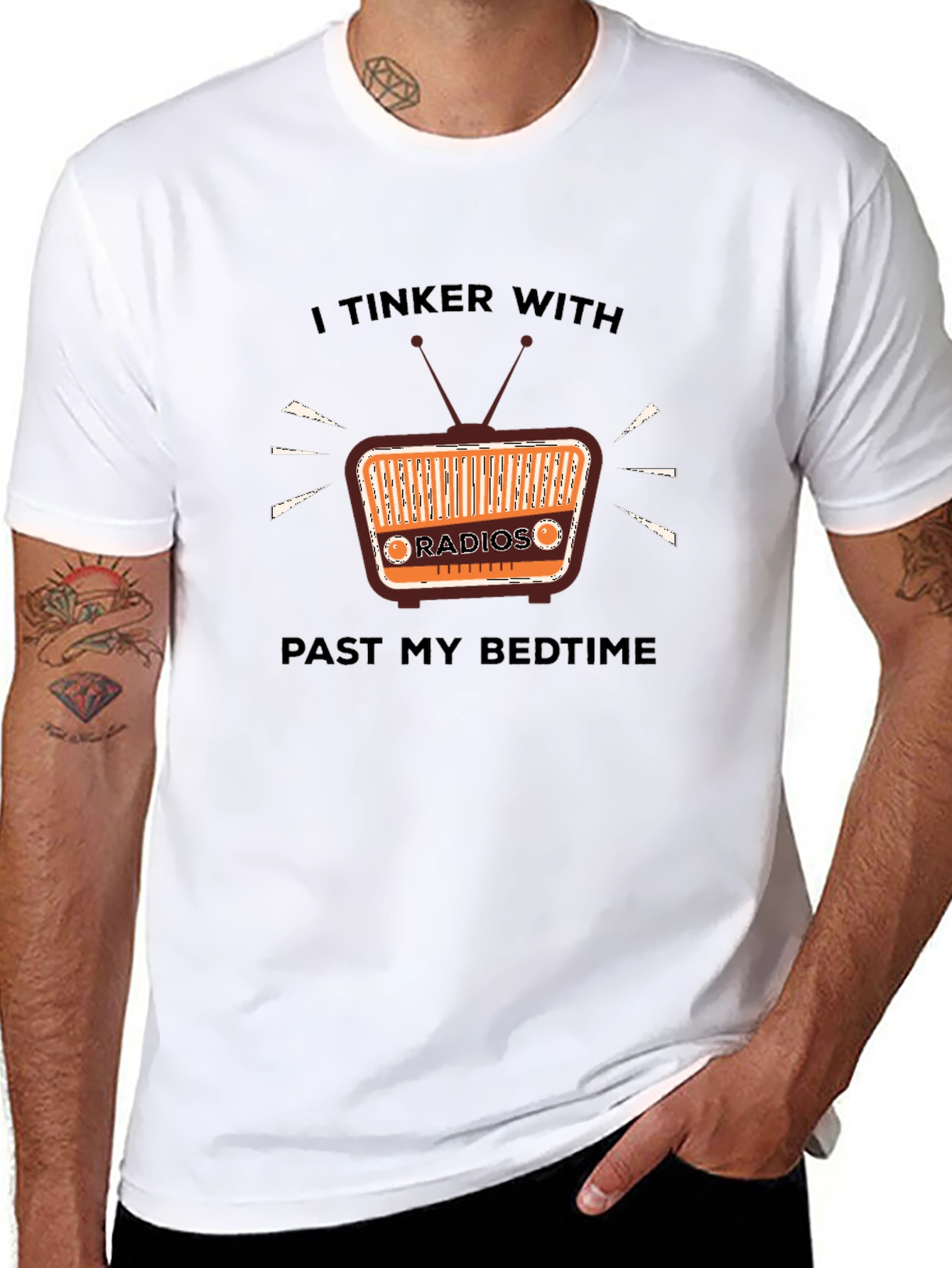 I Tinker With Radios T-Shirt - Hobbyist Apparel