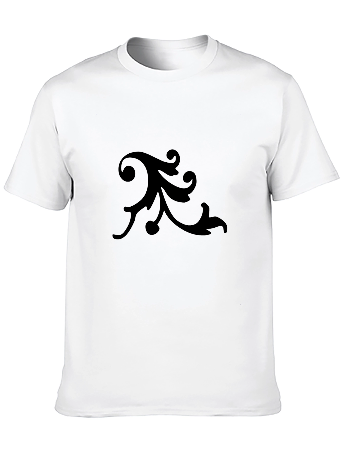 Elegant Black Graphic Tee