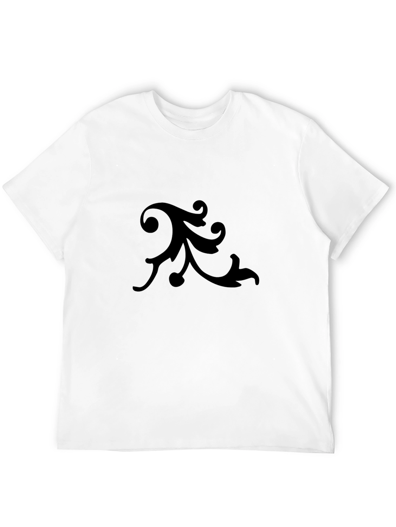 Elegant Black Graphic Tee