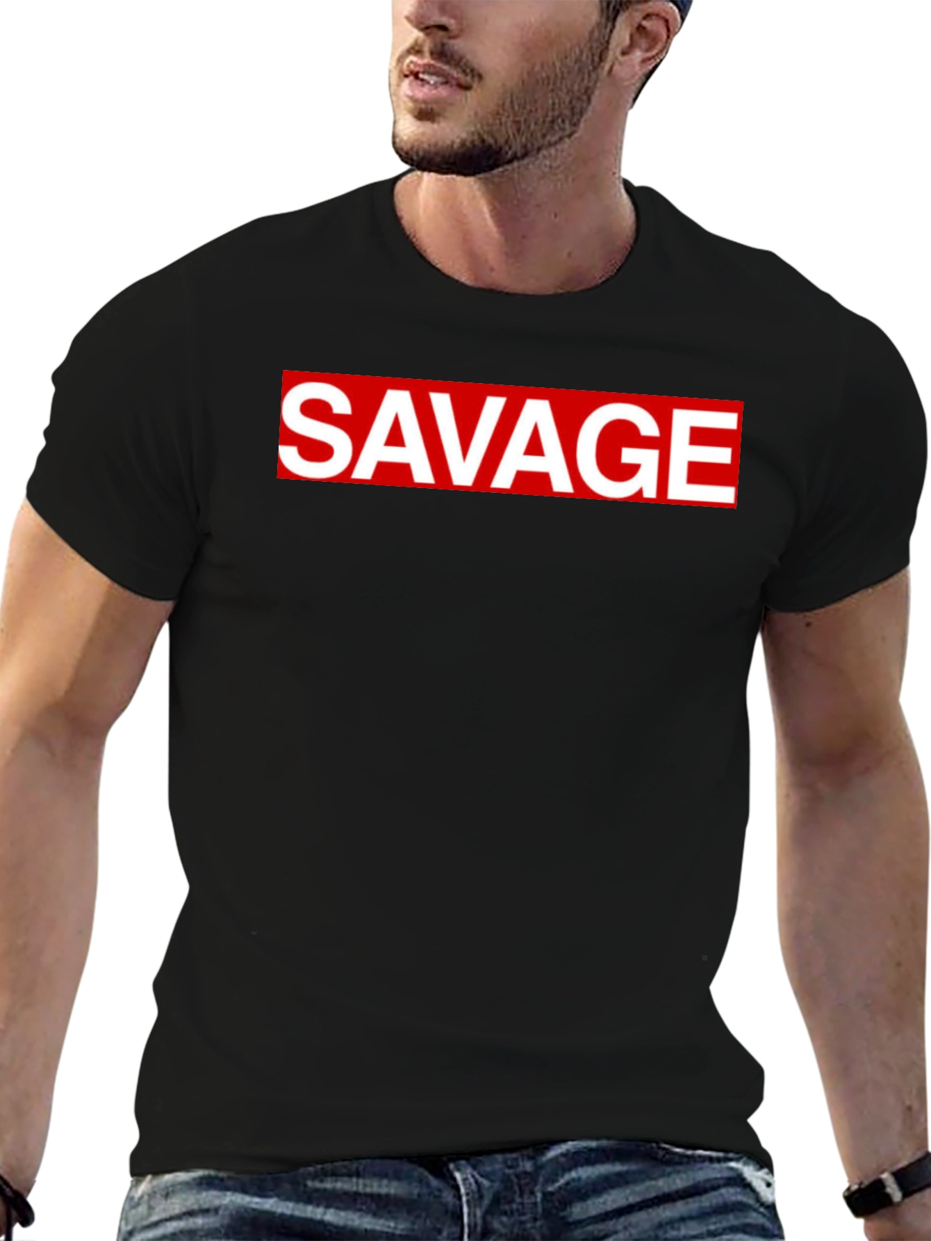 Savage Graphic Tee - Bold Statement T-Shirt