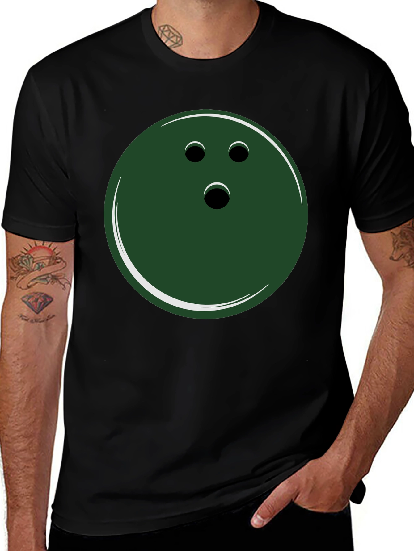 Bowling Ball Graphic Tee - Strike Style
