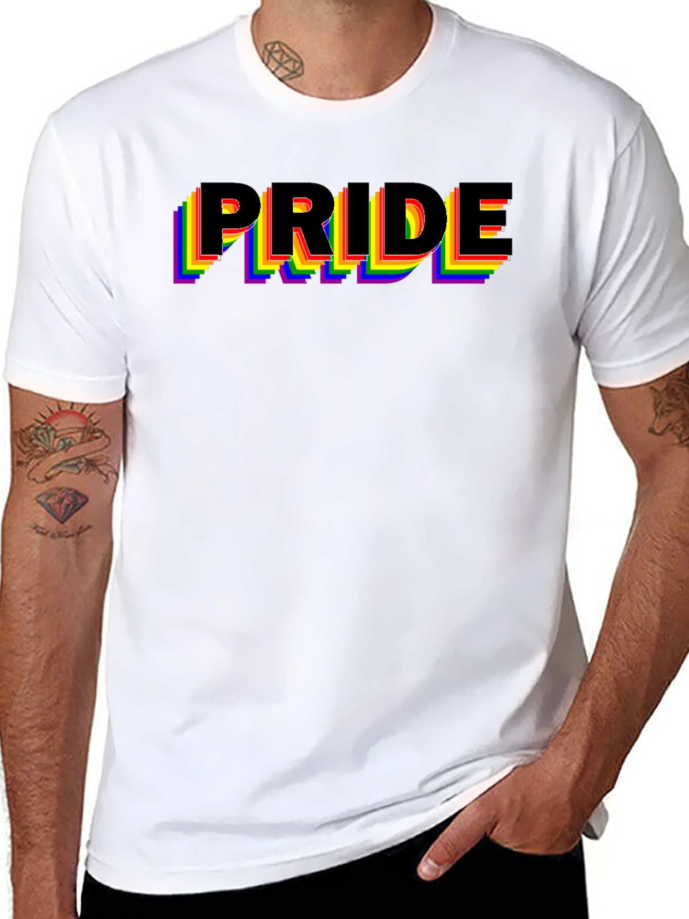 Rainbow Pride Layered T-Shirt