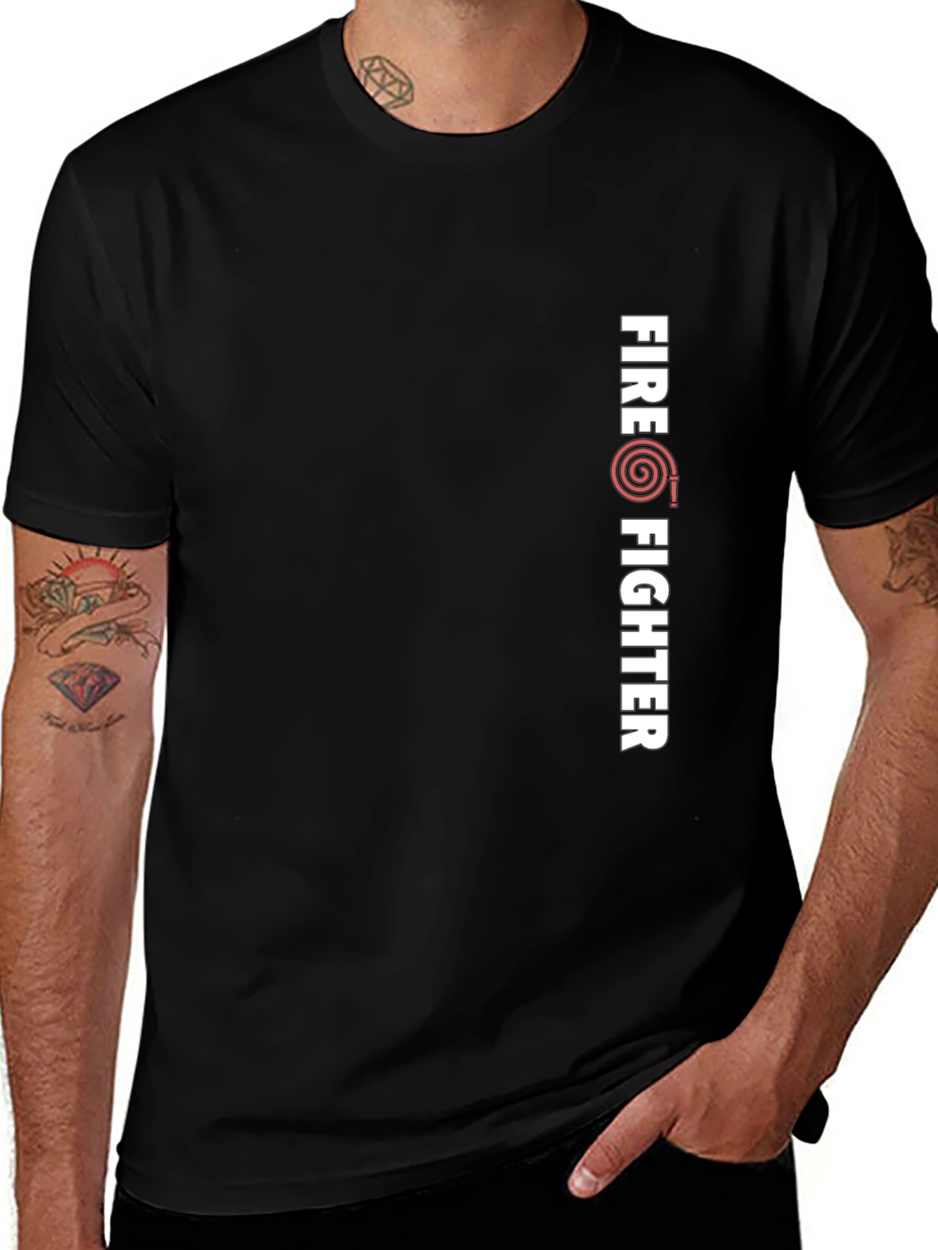 Firefighter Graphic Tee - Stylish & Comfortable