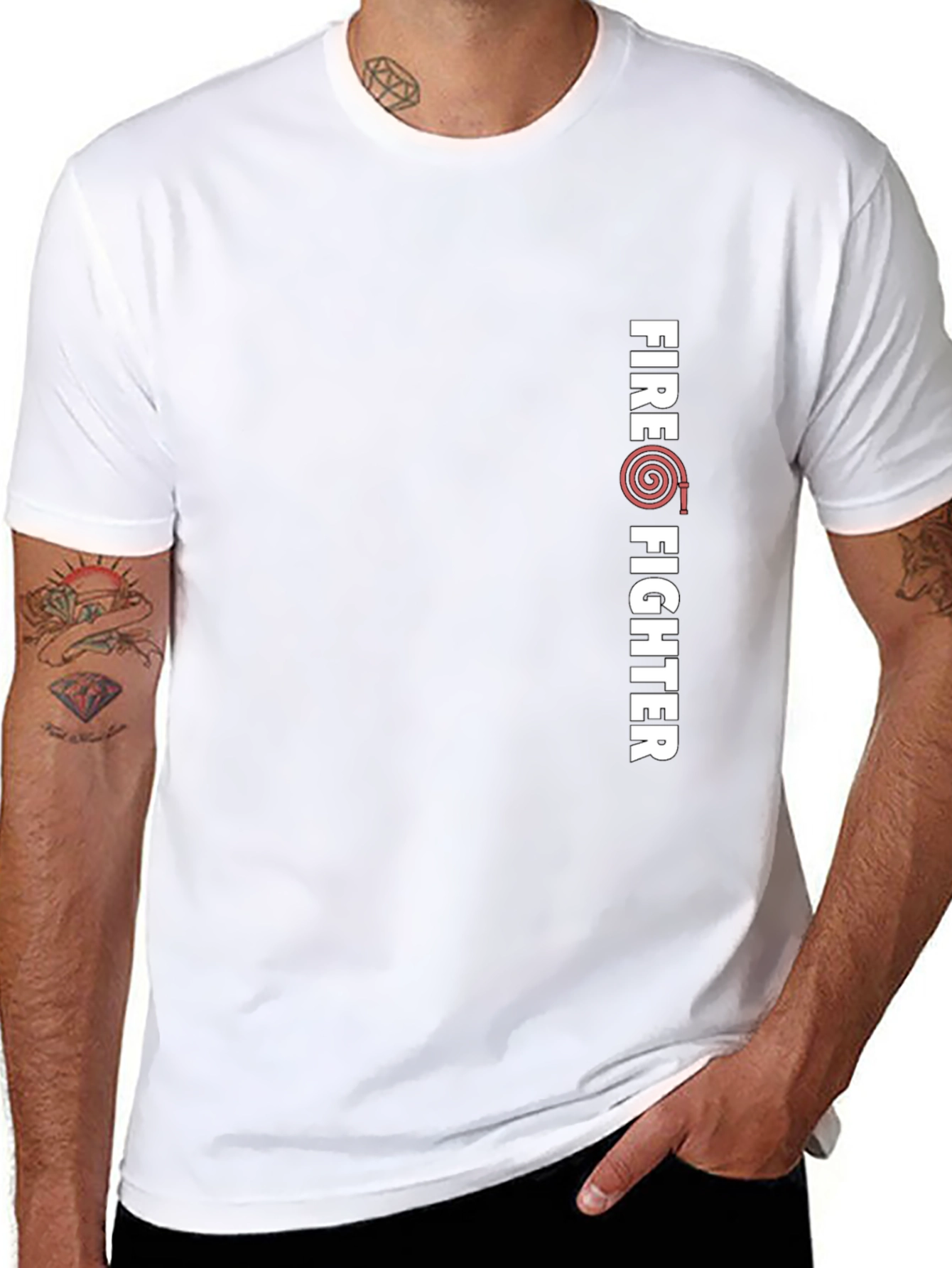 Firefighter Graphic Tee - Stylish & Comfortable