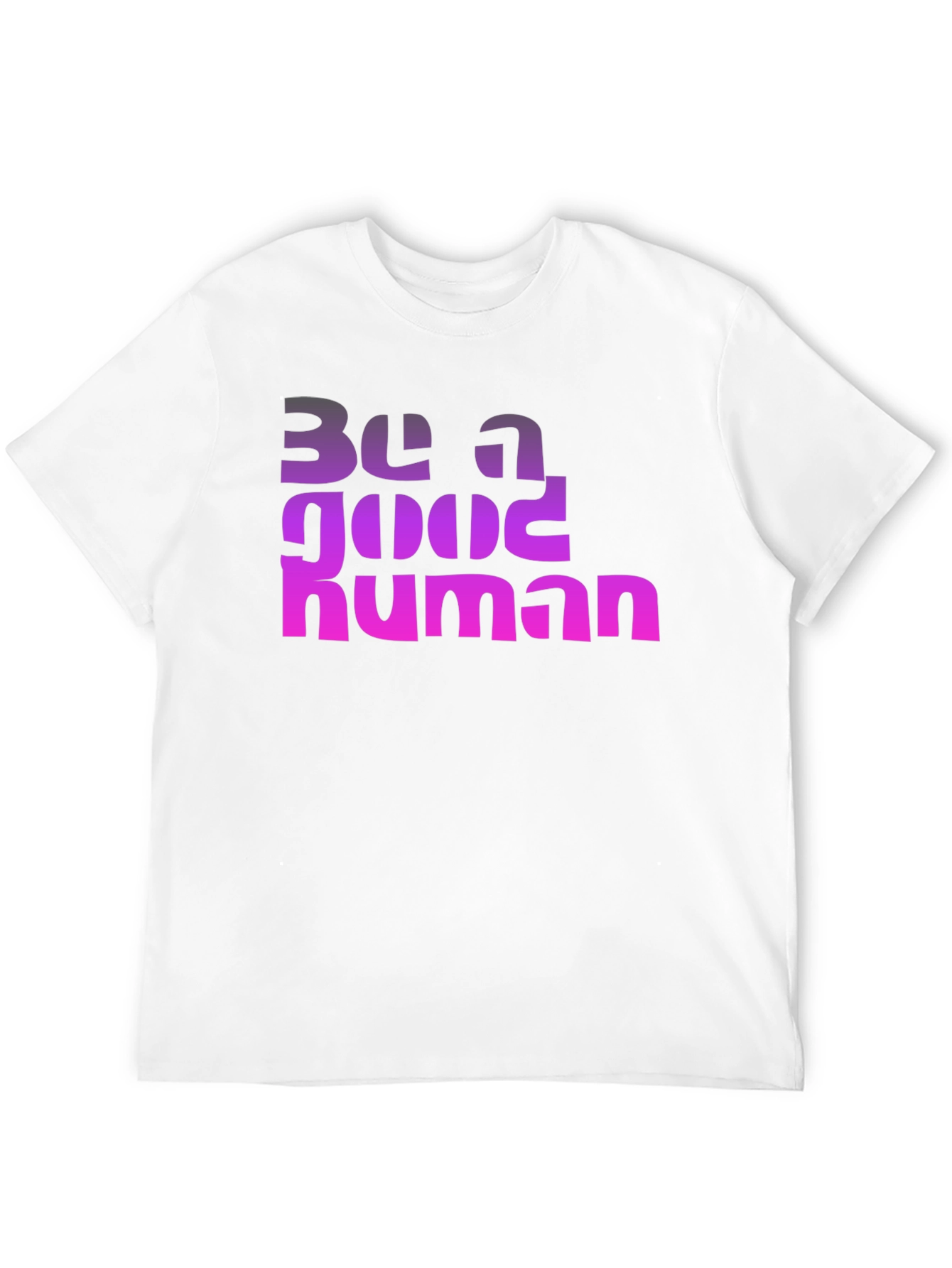 Be a Good Human Graphic T-Shirt - Black