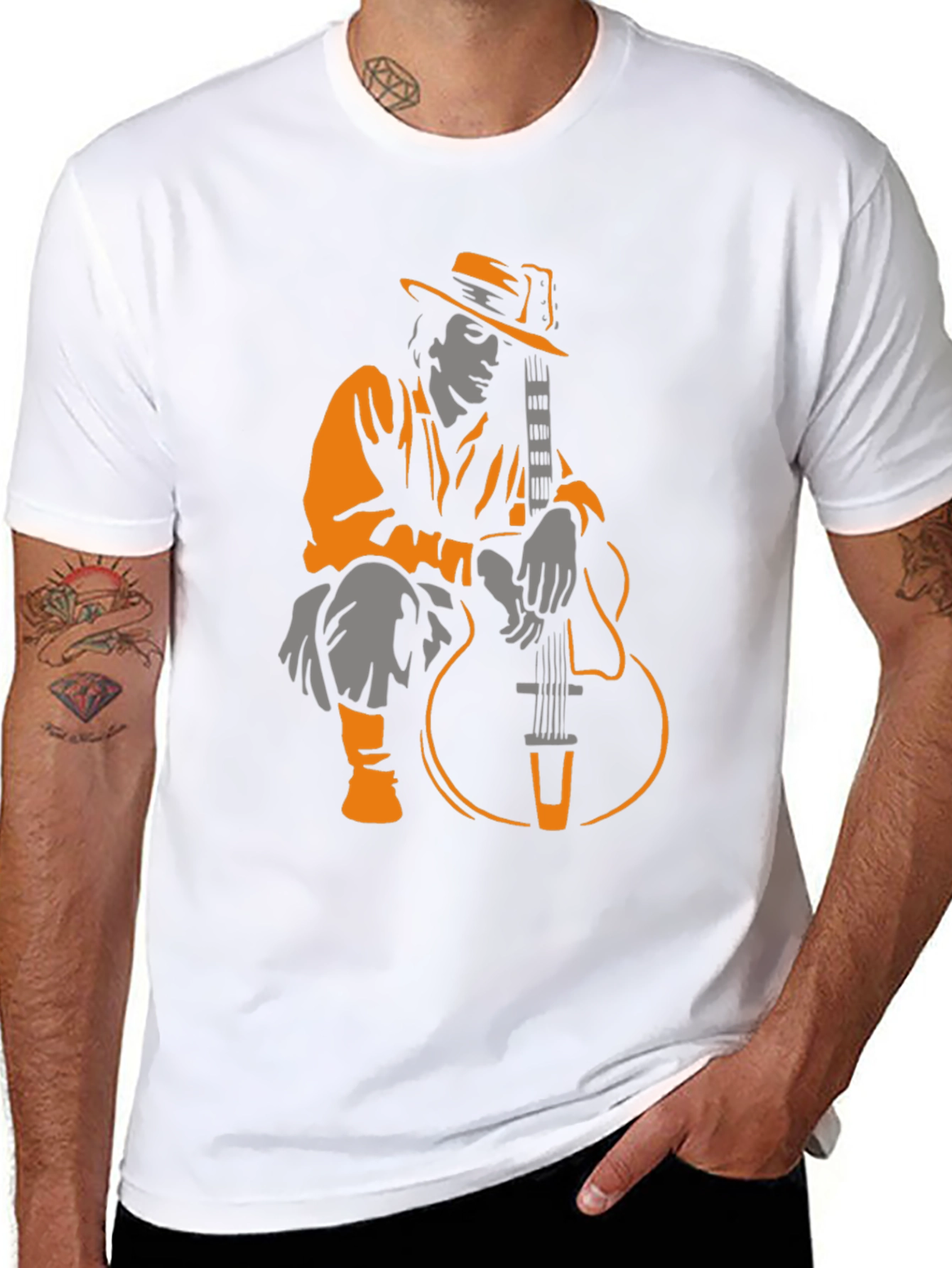 Guitar Player Graphic T-Shirt